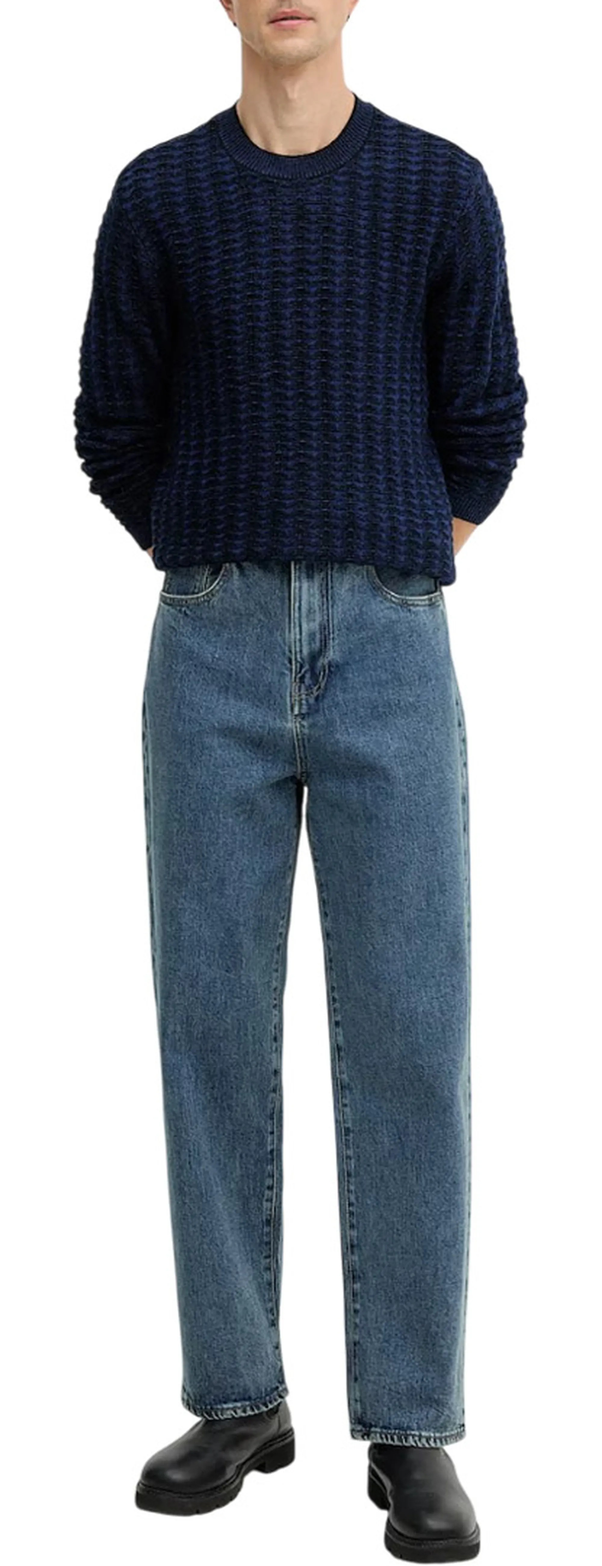 Armani Exchange B'Sweater' Blu Xm001321Af11965 162024