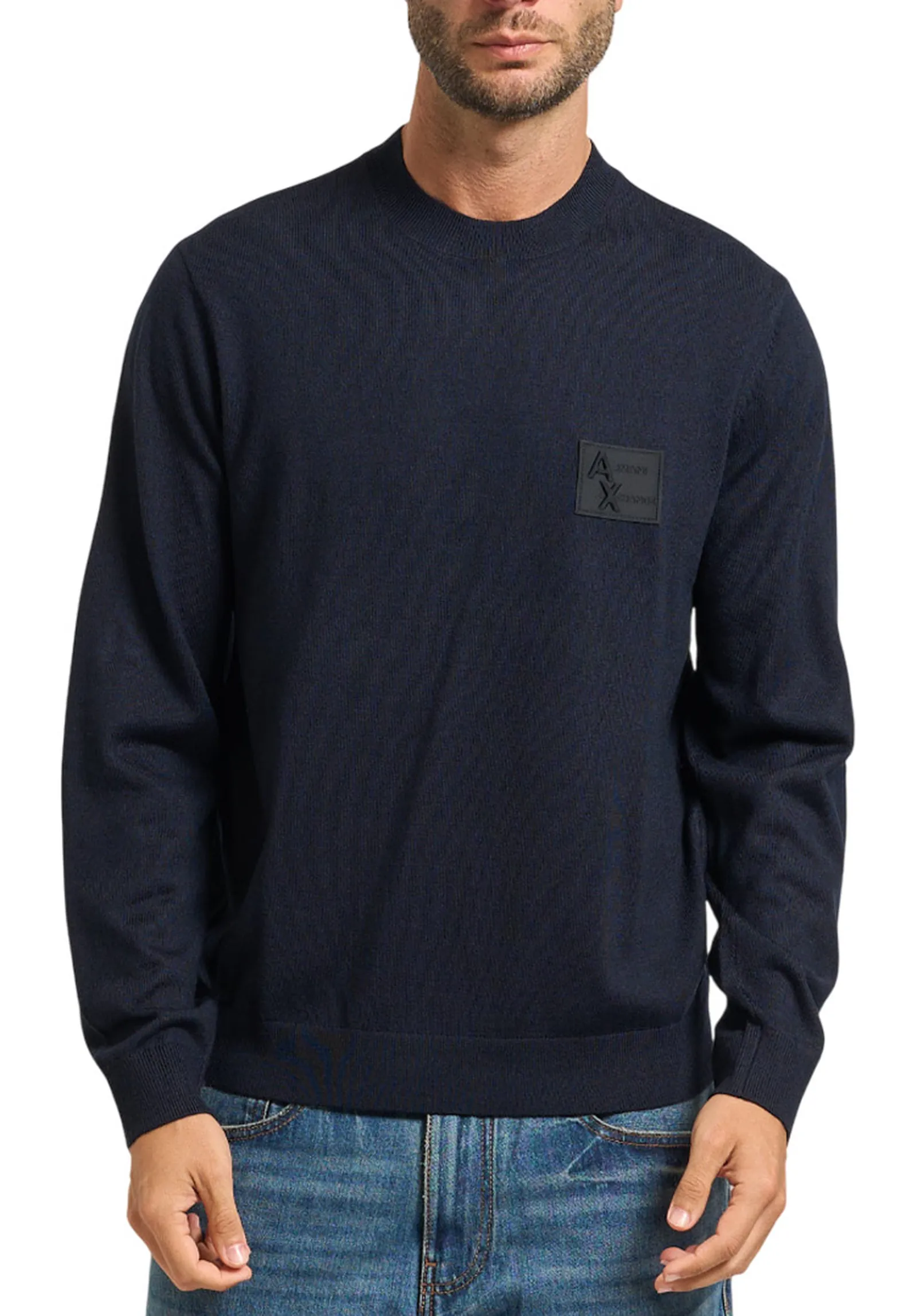 Armani Exchange Maglia Blu Xm001329Af11982 162026