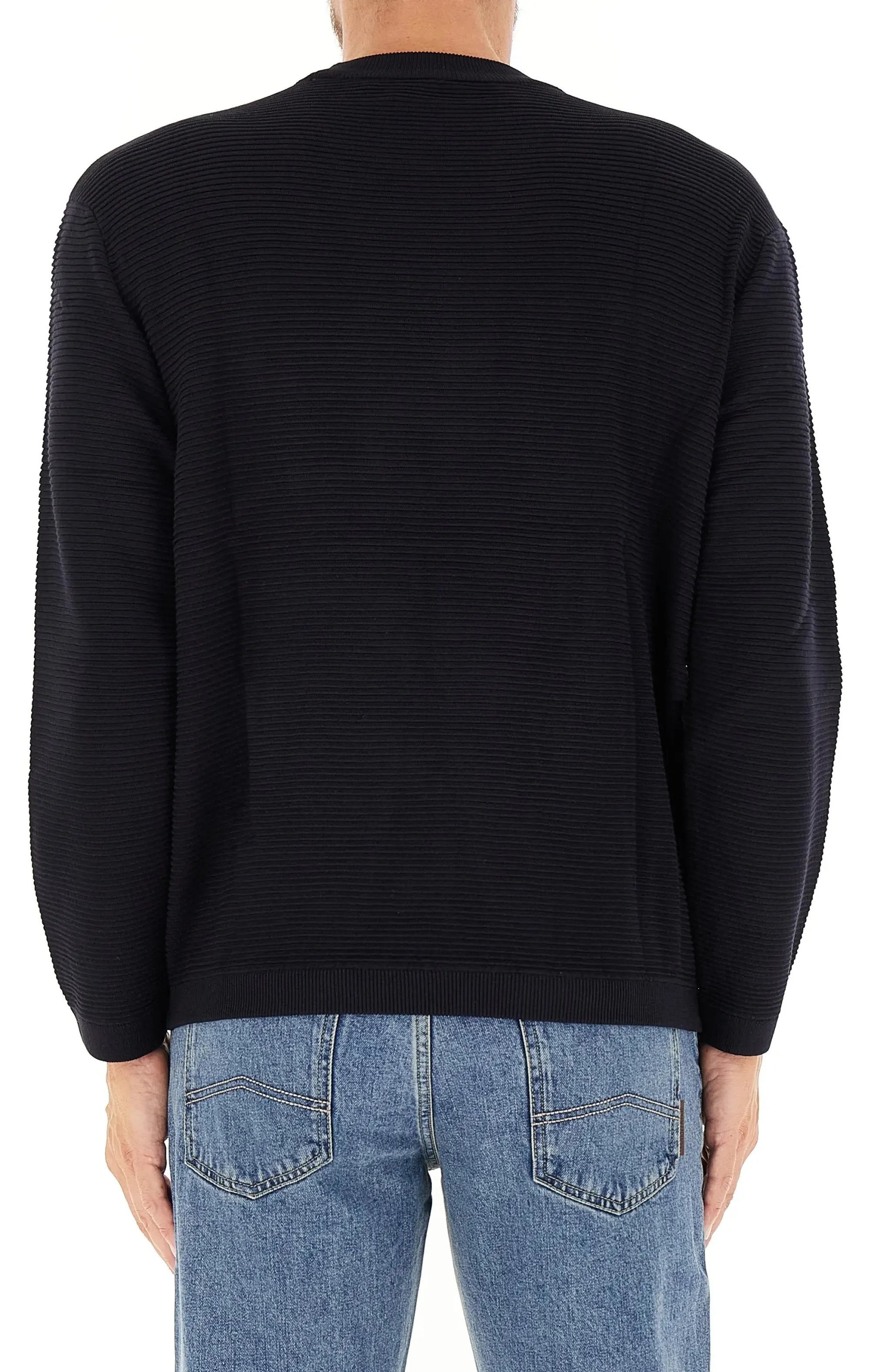 Armani Exchange B'Ribbed Sweater' Blu Xm000895Af10454 161579