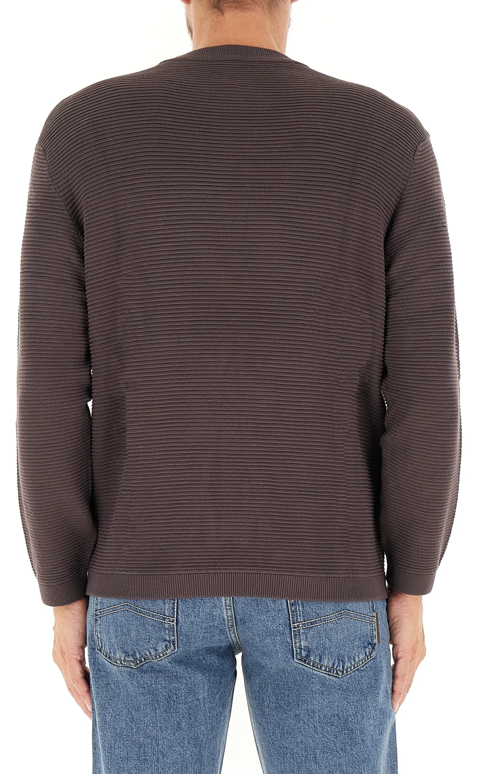 Armani Exchange B'Ribbed Sweater' Brown Xm000895Af10454 161585