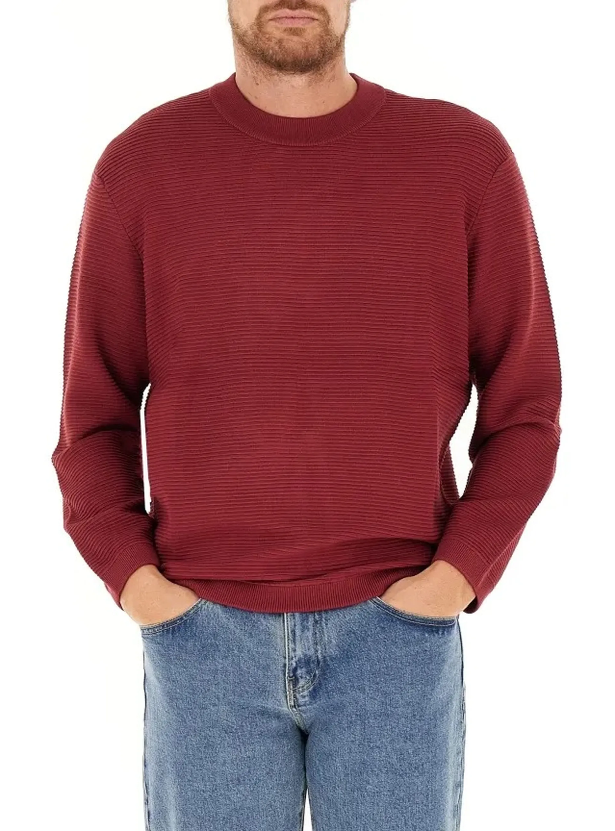 Armani Exchange B'Ribbed Sweater' Red Xm000895Af10454 161580