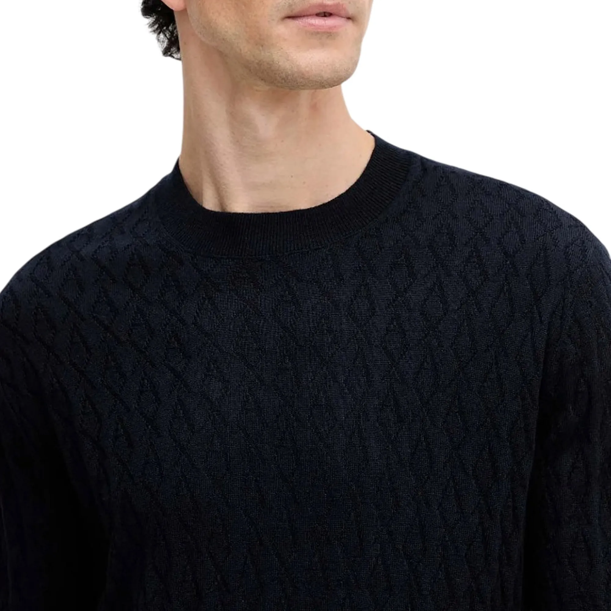 Armani Exchange B'Crew Neck Wave Sweater' Blu Xm000878Af11982 193953