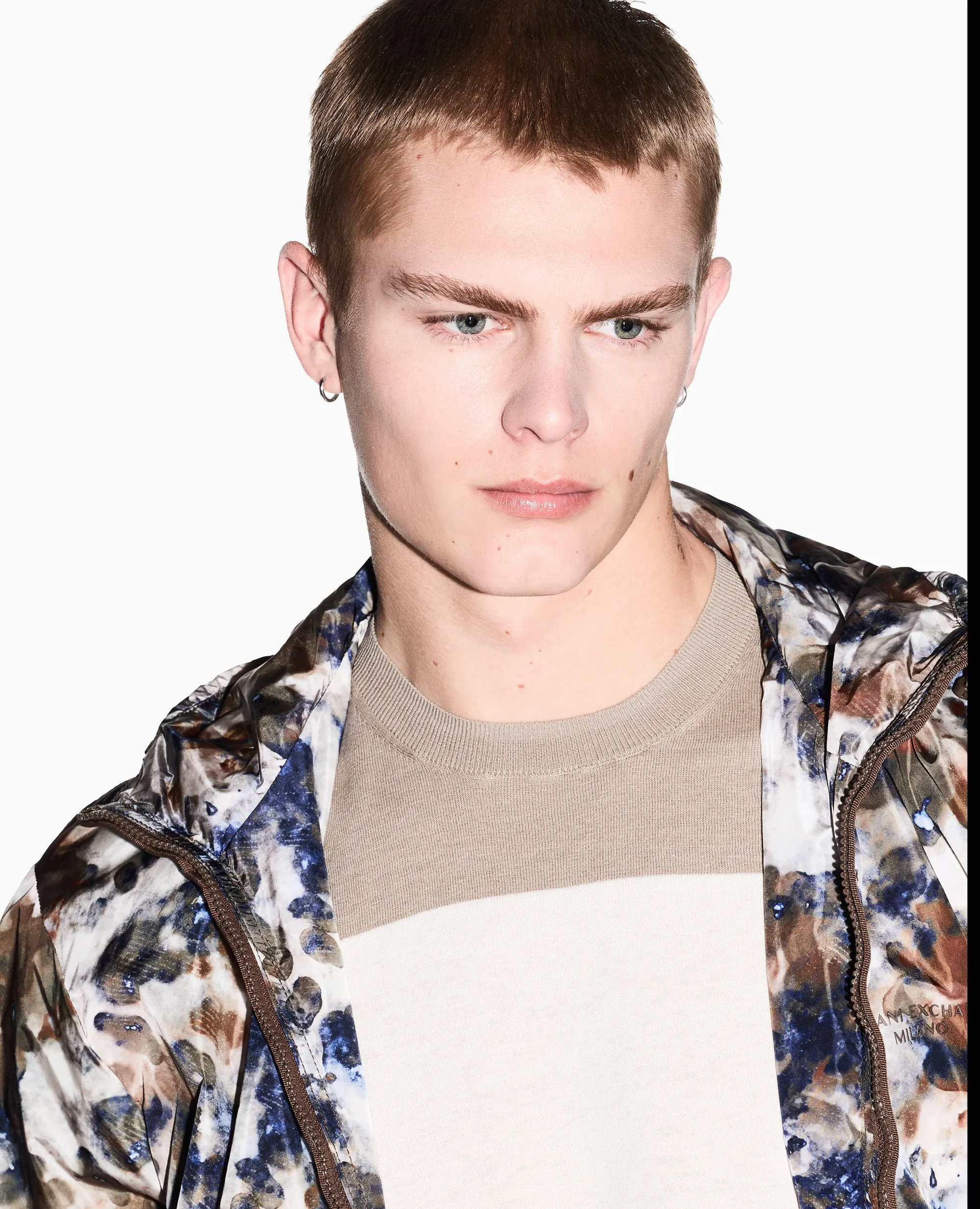 Armani Exchange Maglia In Lino E Cotone Leggero Beige Xm002153Af22062 174822