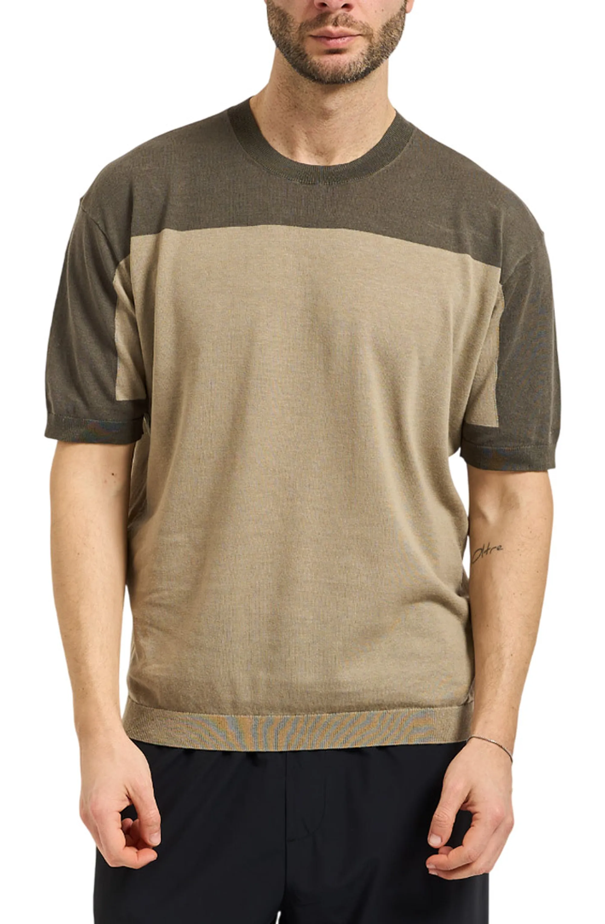 Armani Exchange B'Lightweight Linen And Cotton Sweater' Cookie Xm002153Af22062 178734