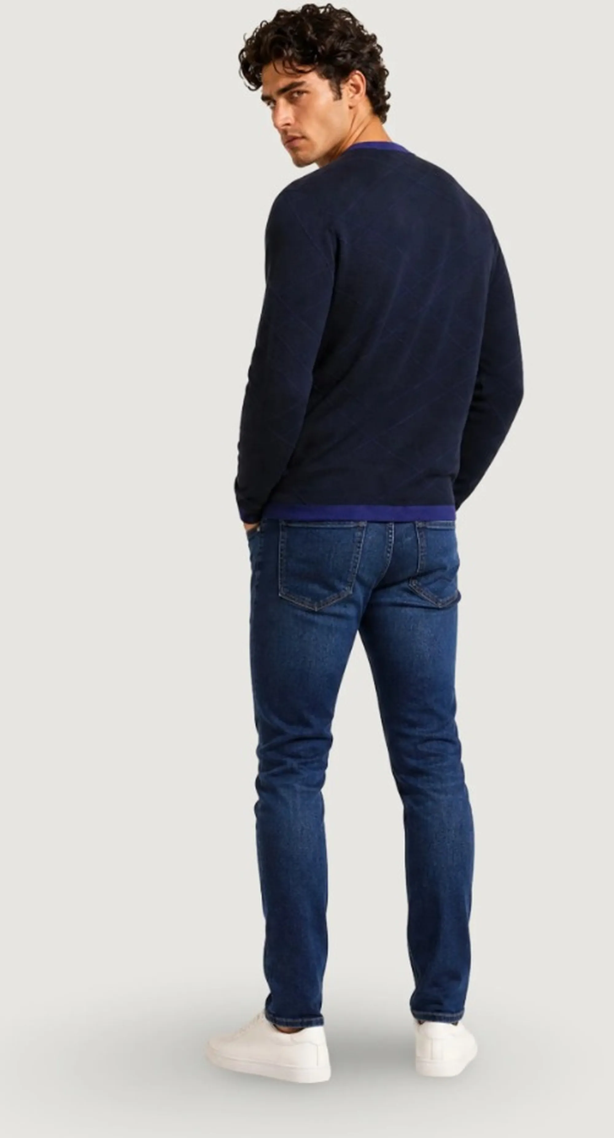 Armani Exchange Maglia In Misto Viscosa Blu Xm003012Af26379 193296