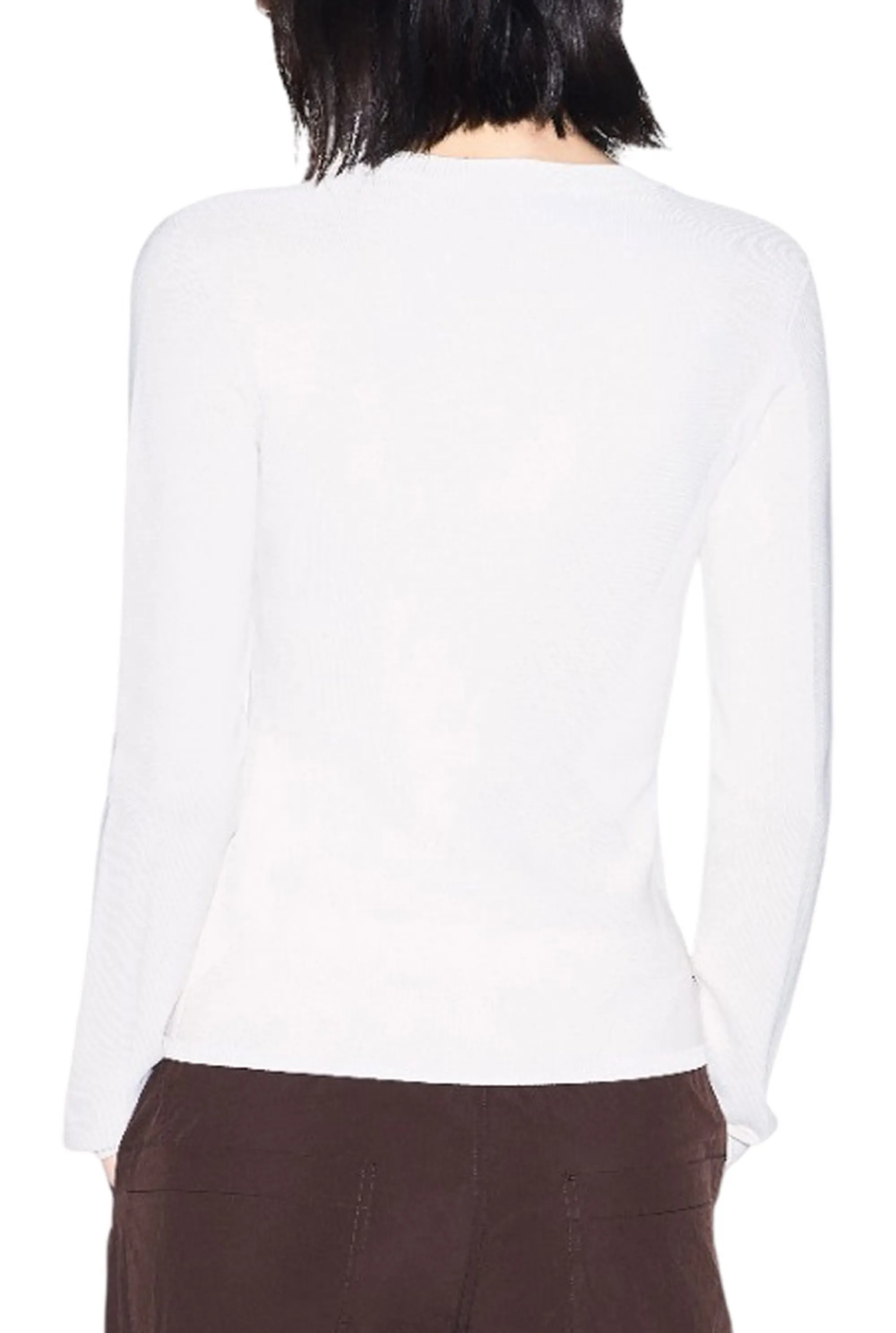 Armani Exchange Maglia In Viscosa Con Logo Ricamato Beige Xw002881Af10352 195699