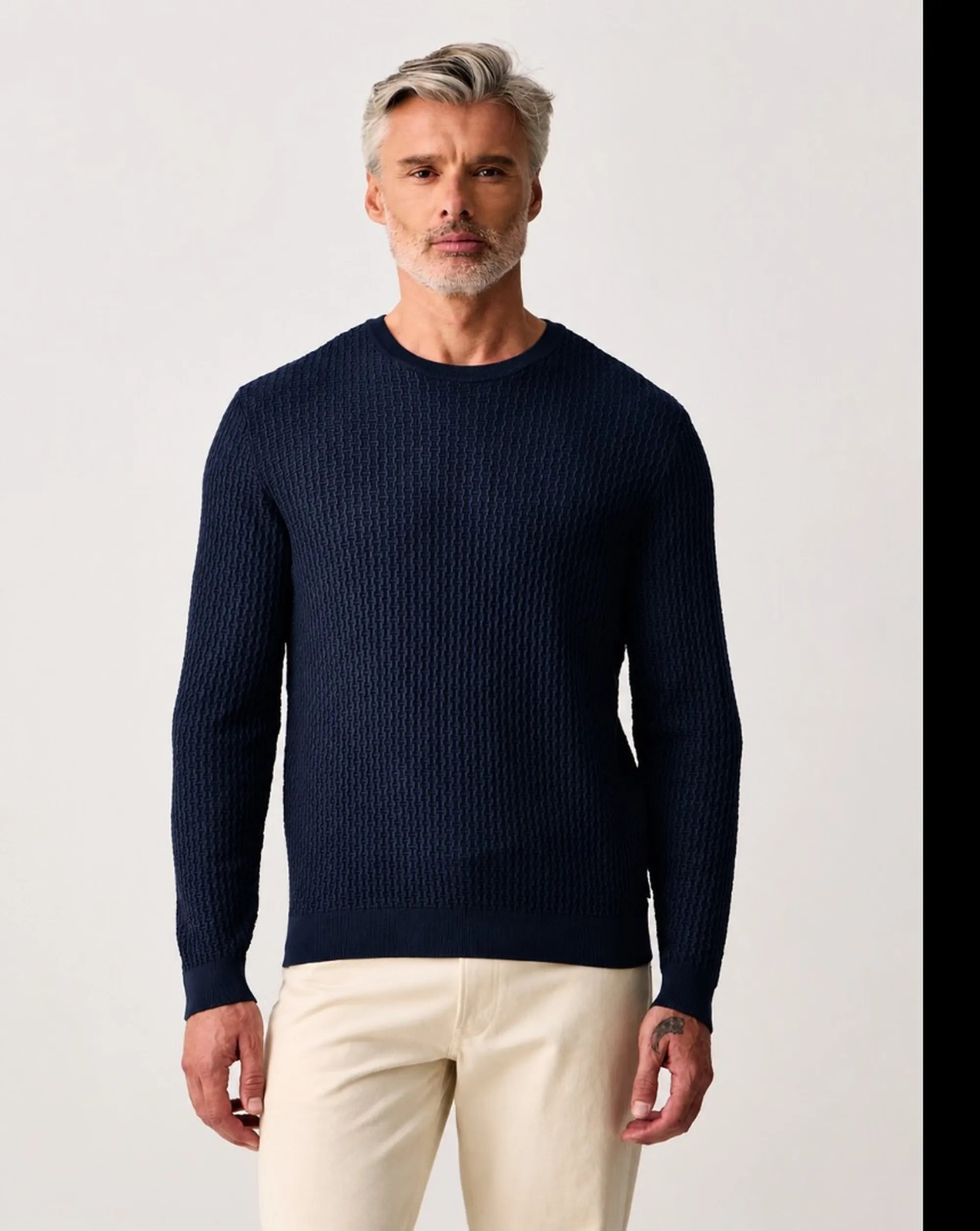 Armani Exchange Maglia In Viscosa Lavorata Blu Xm002988Af10454 193318