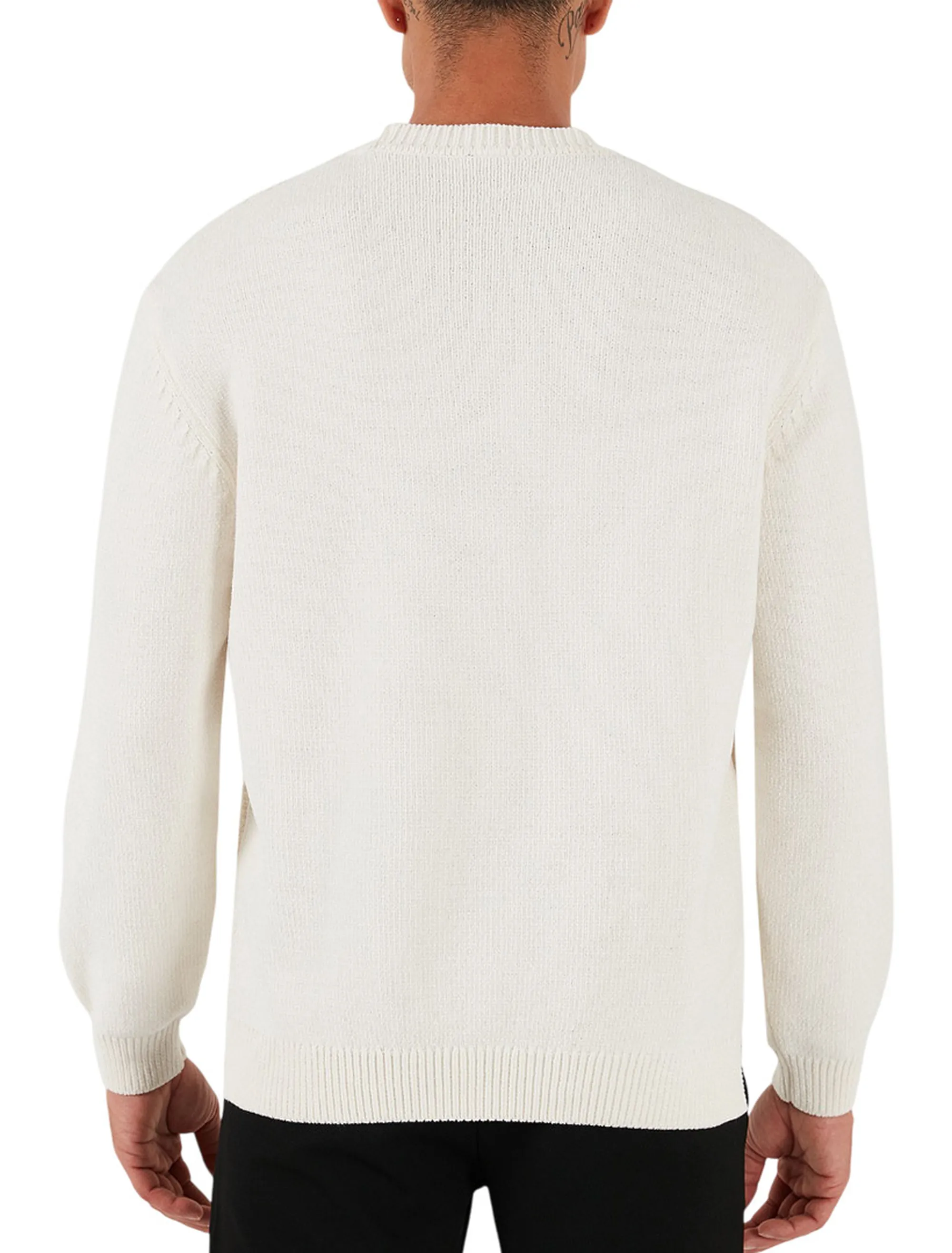 Armani Exchange B'Woven Workmanship Sweater' White Xm001331Af13776 162172