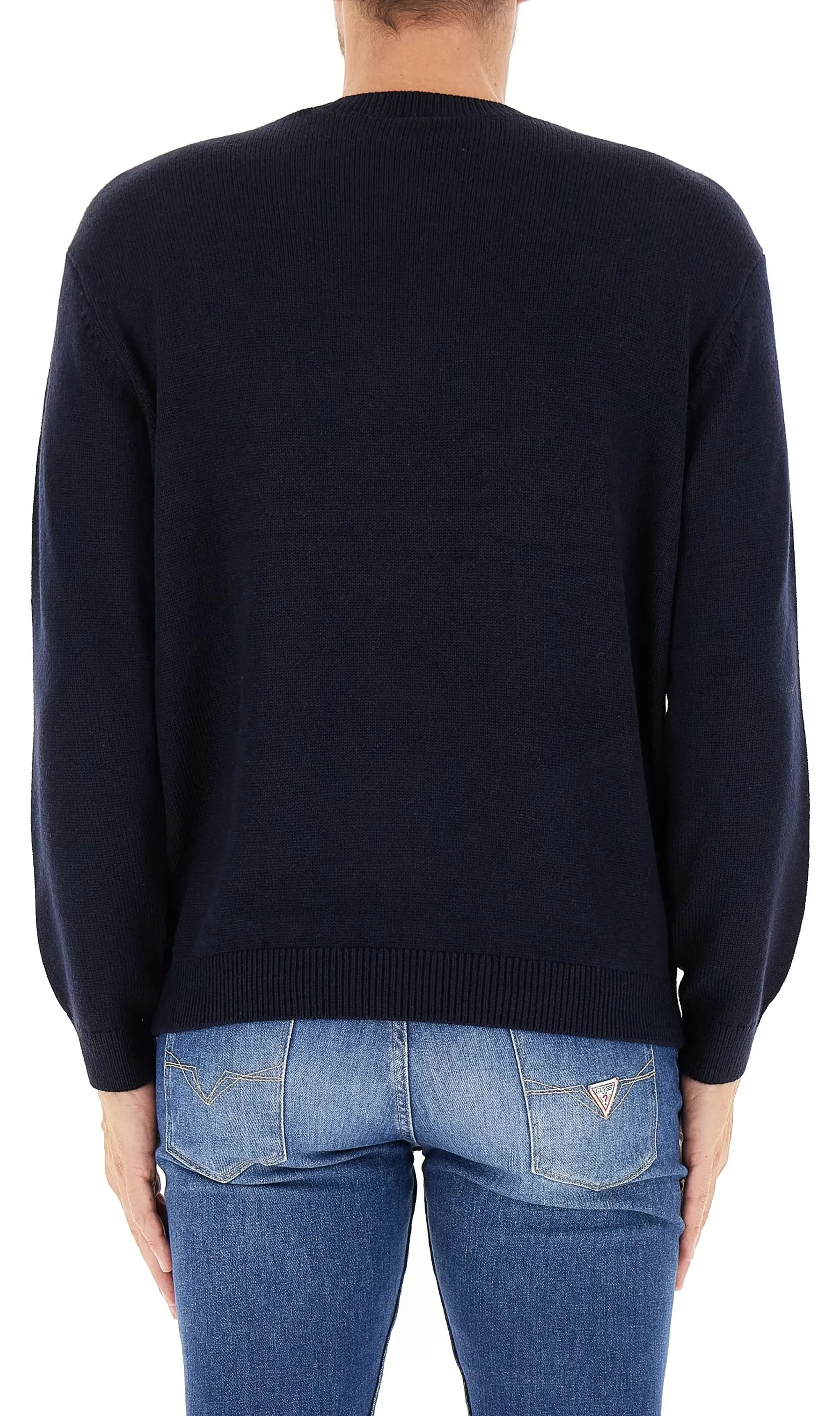Armani Exchange B'Zigzag Sweater' Blu Xm001323Af13776 161665