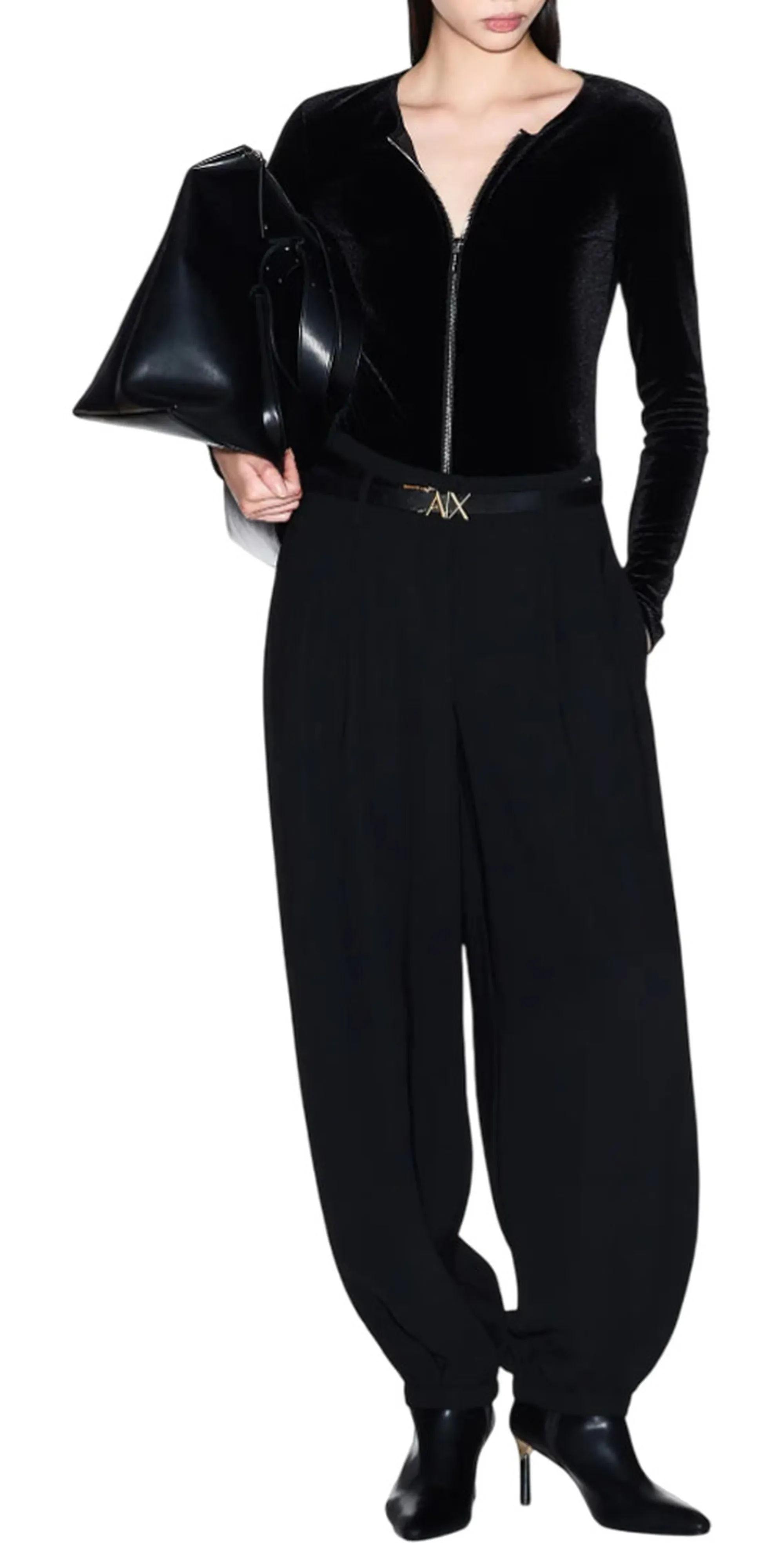 Armani Exchange B'Casual Wide Trousers' Black Xw000725Af16151 163645