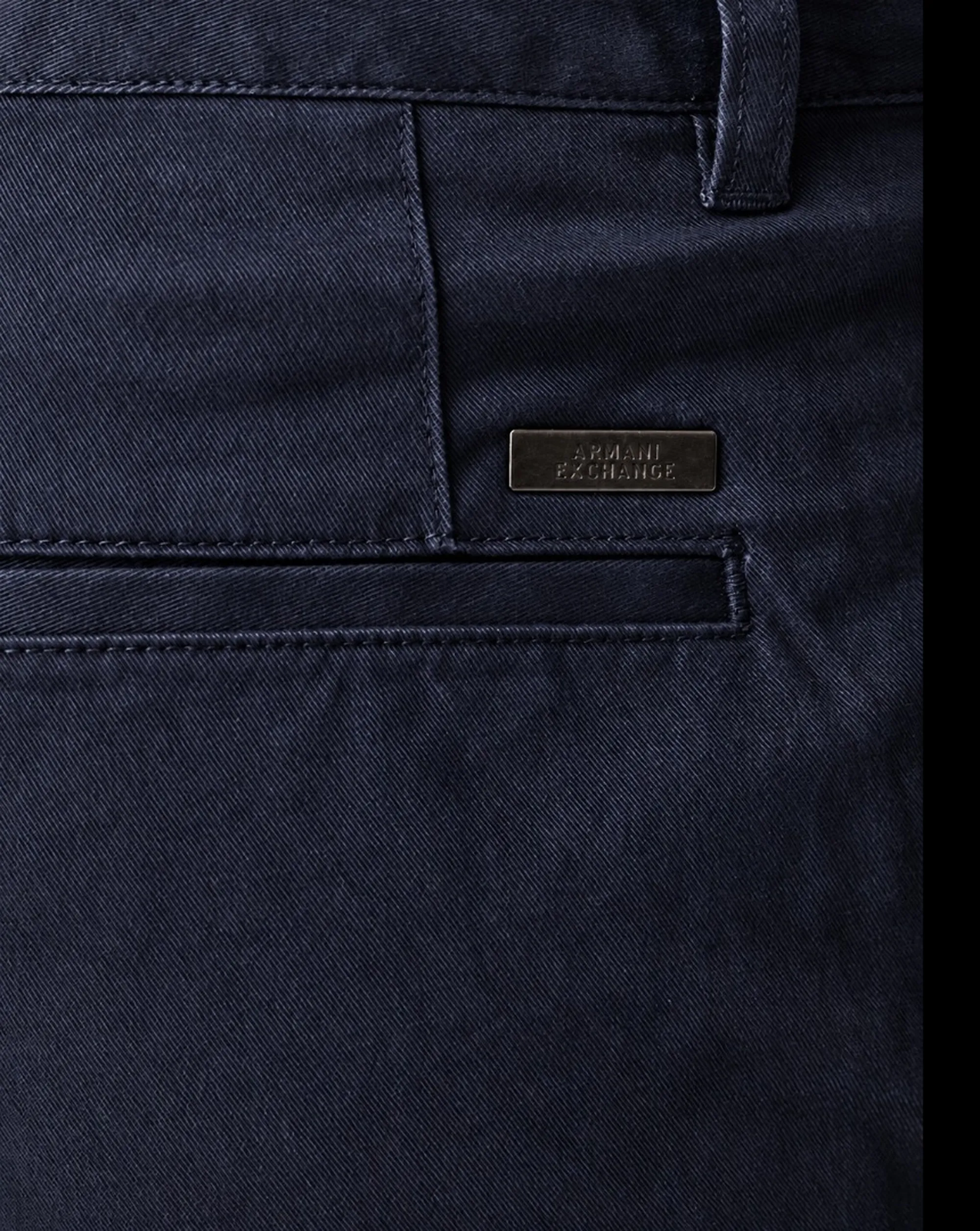 Armani Exchange Pantalone Chino In Cotone Elasticizzato Blu Xm003537Af22547 193415