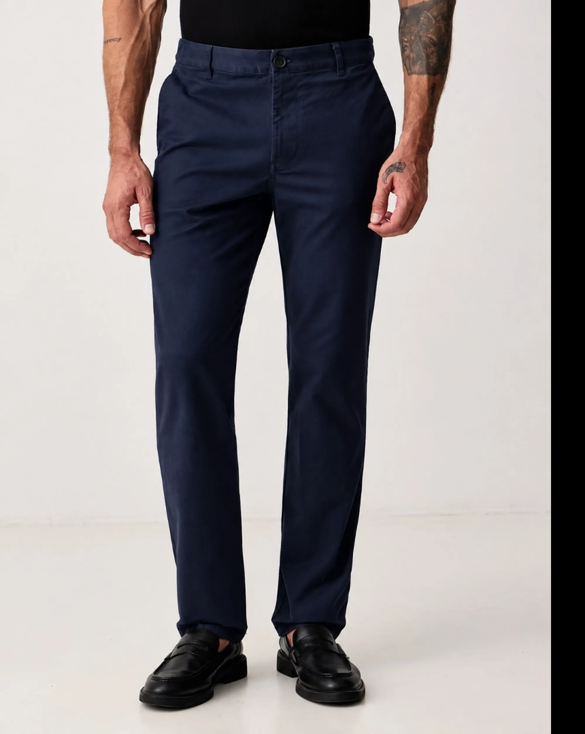 Armani Exchange Pantalone Chino In Cotone Elasticizzato Blu Xm003537Af22547 193418