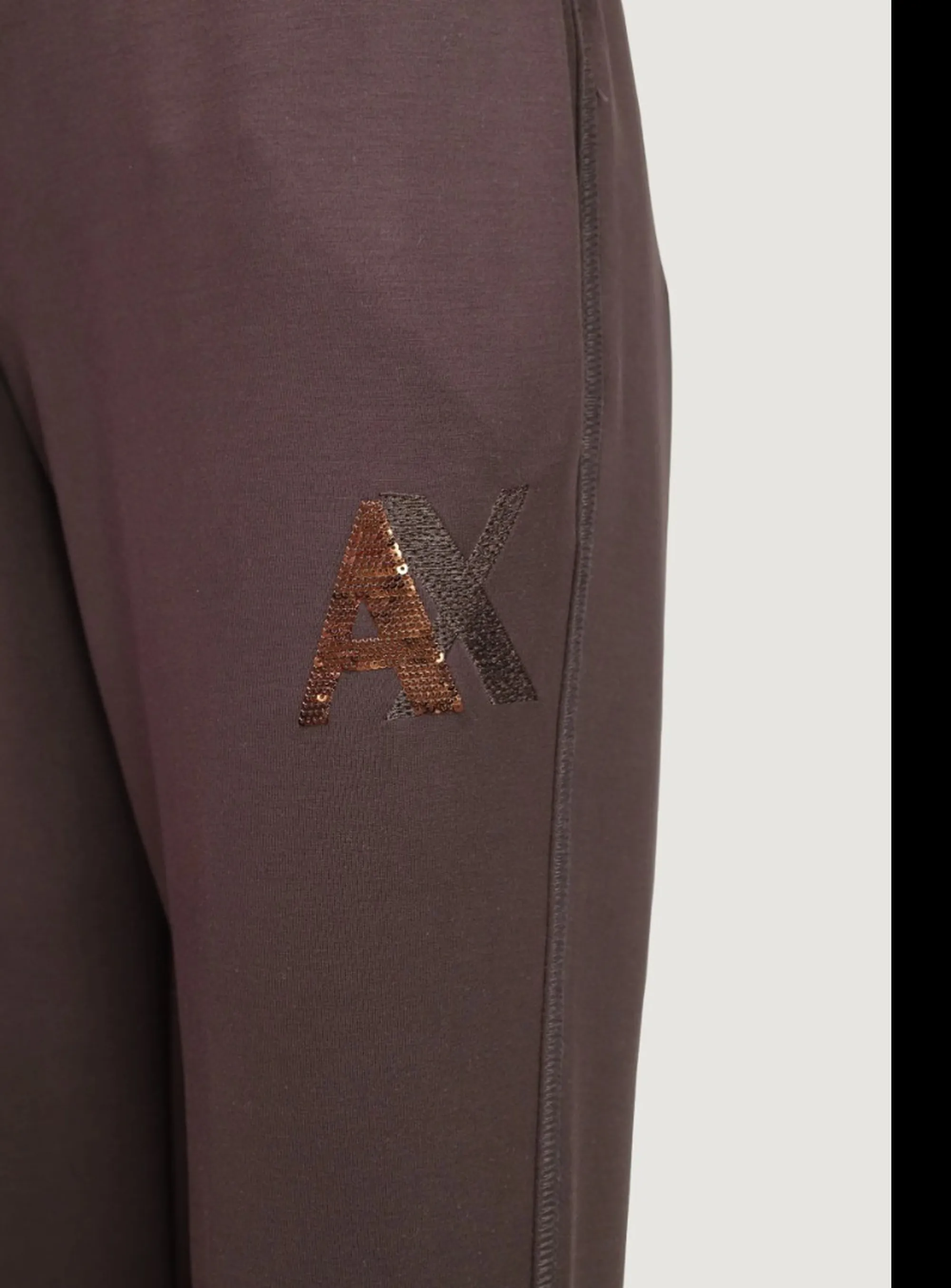 Armani Exchange B'Viscose Scuba Fabric Trousers' Brown Xw002862Af13397 193511