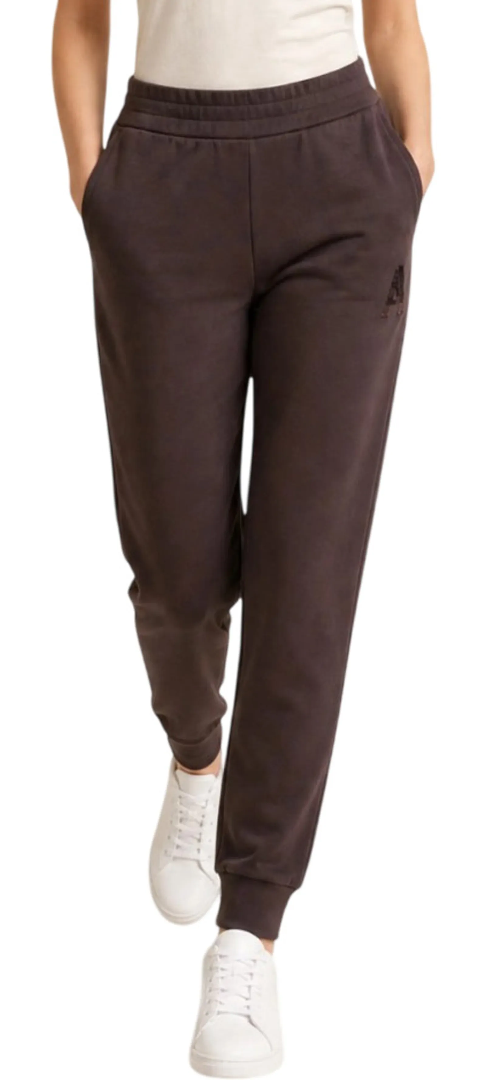Armani Exchange Pantalone In Tessuto Scuba Di Viscosa Marrone Xw002862Af13397 195253