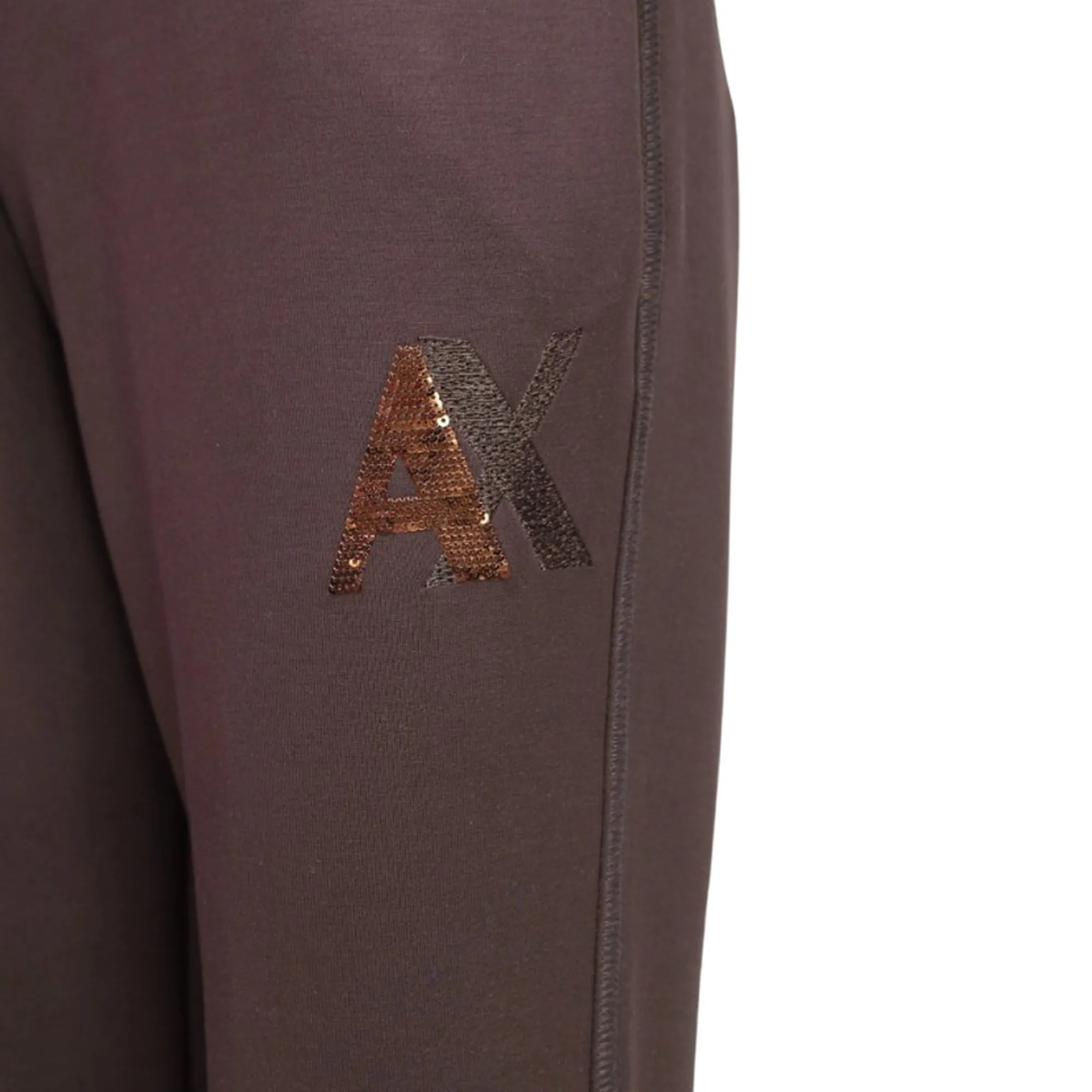 Armani Exchange Pantalone In Tessuto Scuba Di Viscosa Marrone Xw002862Af13397 195256