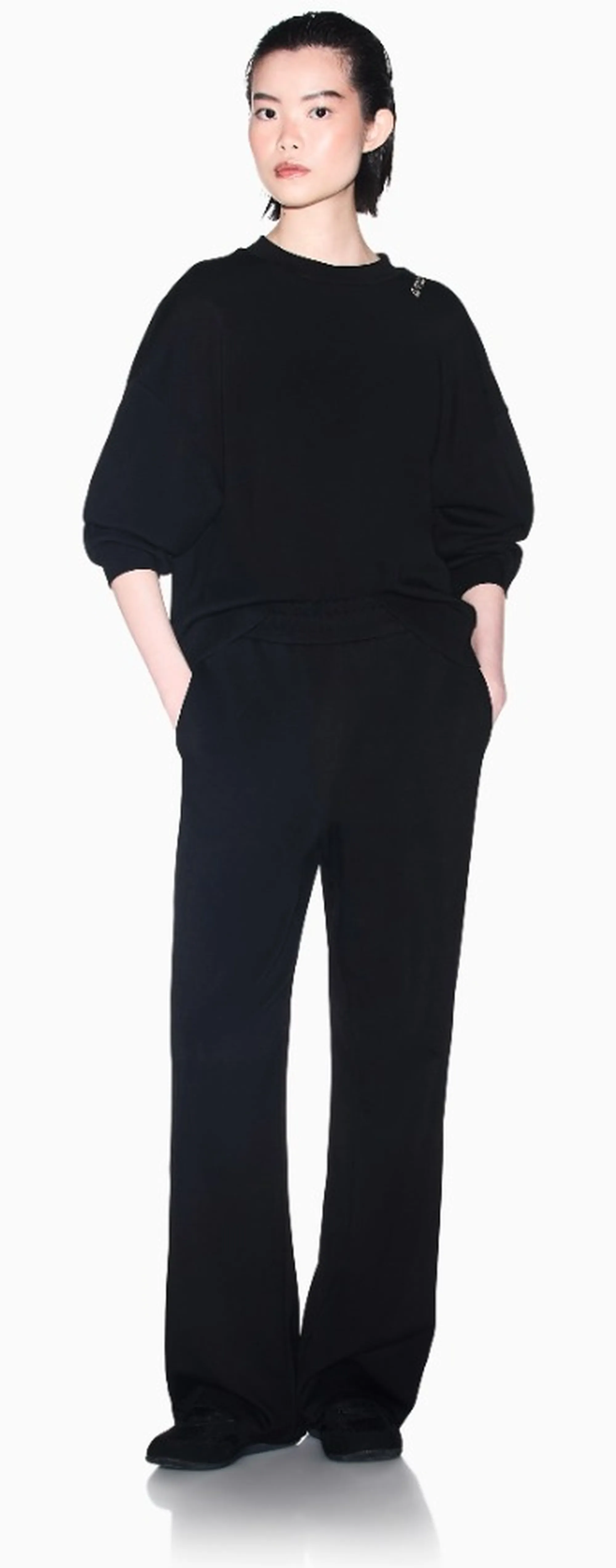 Armani Exchange B'Scuba Stretch Fabric Trousers' Black Xw002854Af16111 193507