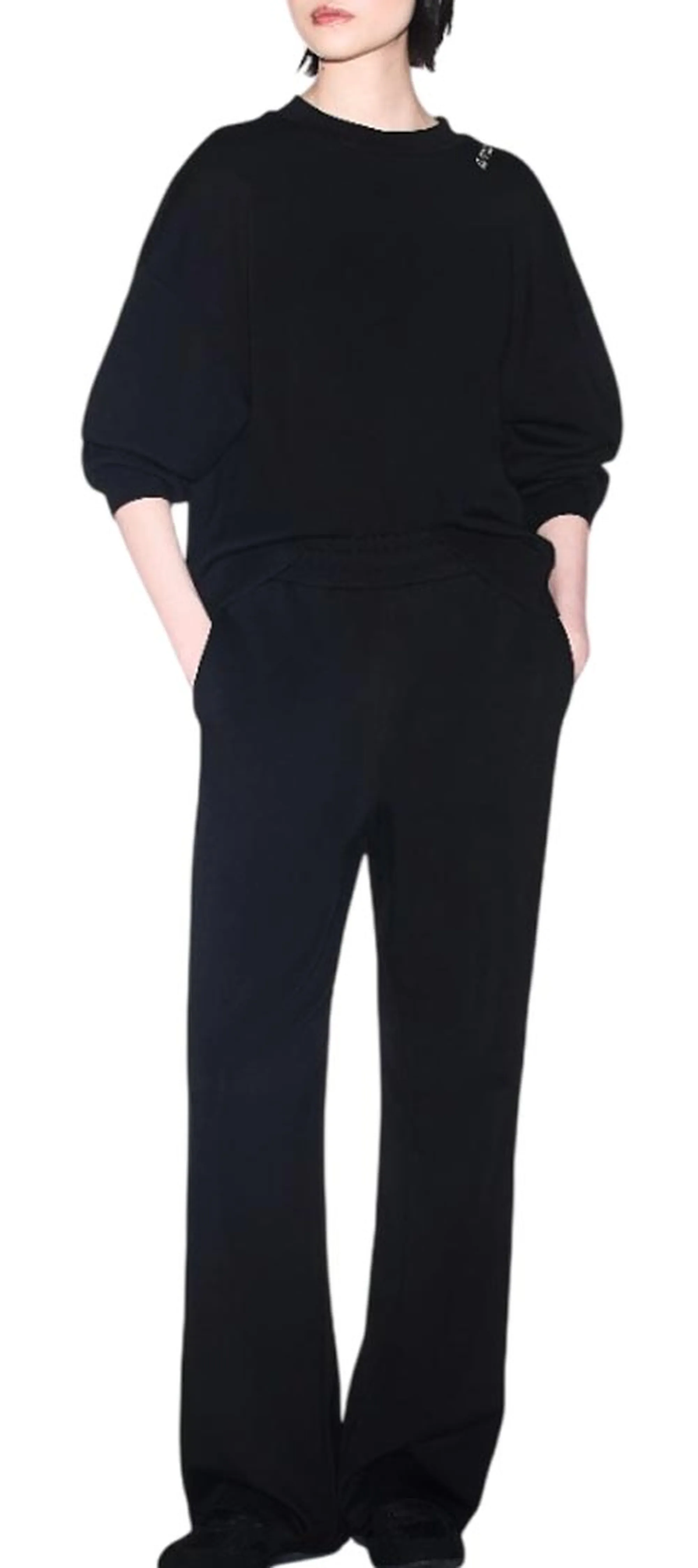 Armani Exchange Pantalone In Tessuto Scuba Stretch Nero Xw002854Af16111 195998