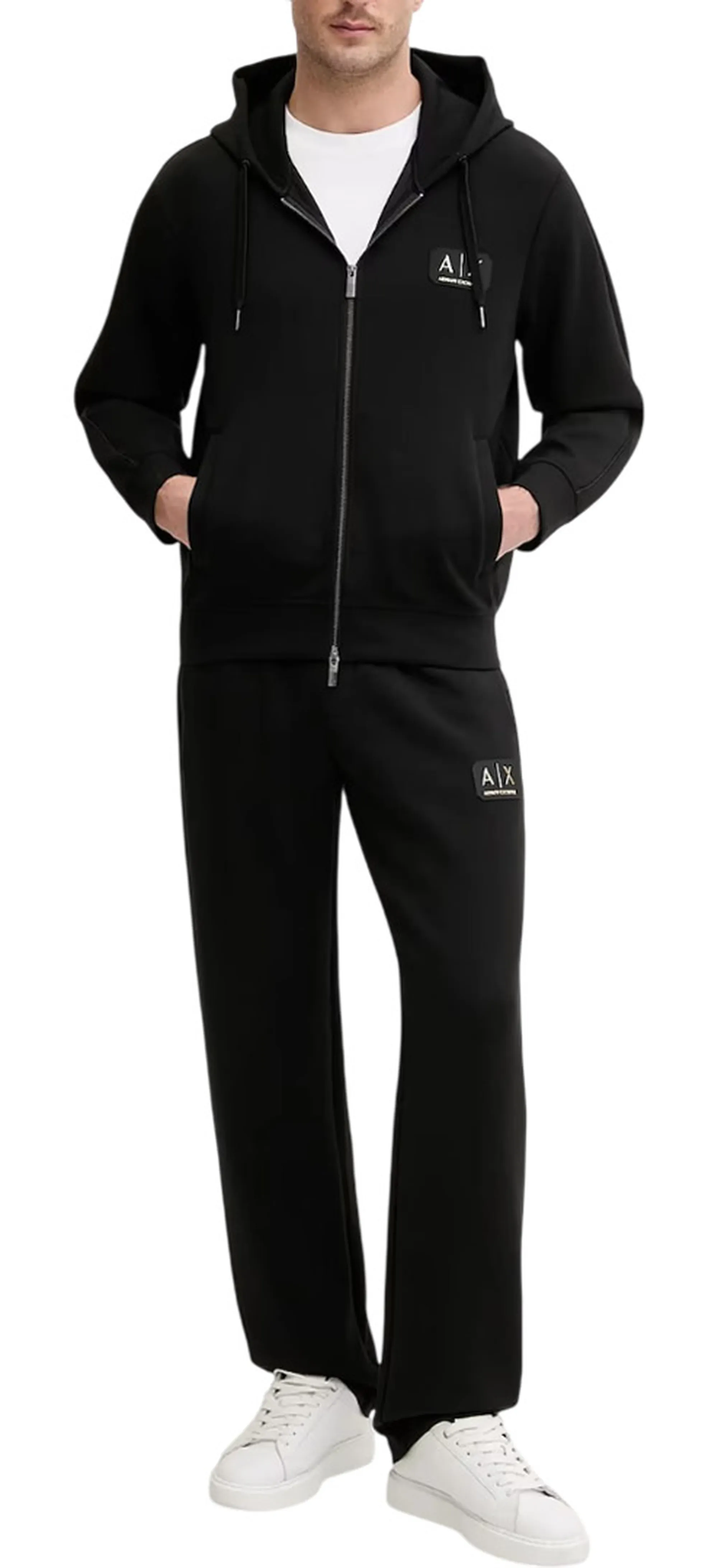 Armani Exchange B'Technical Fabric Trousers' Black Xm001774Af19936 175257