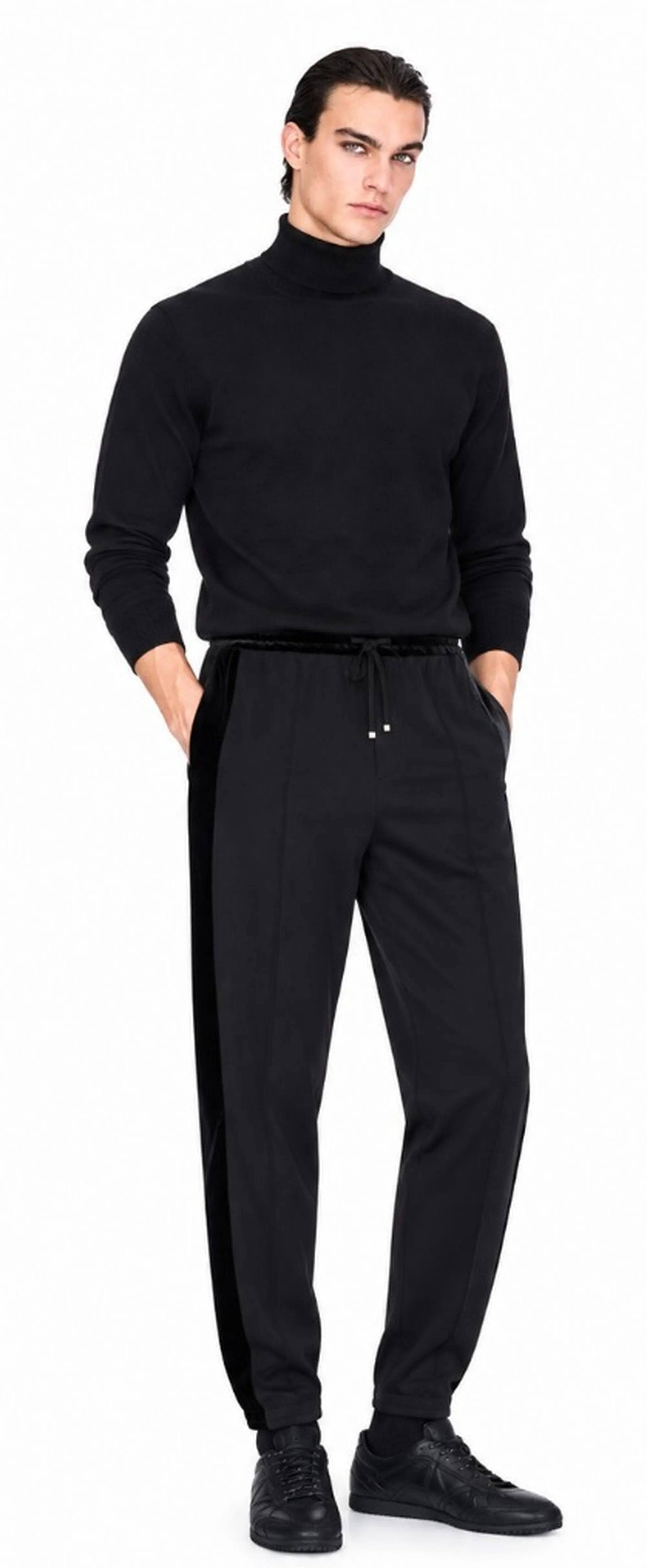 Armani Exchange B'Jogger Pants With Velvet Stripe' Black Xm002924Af19936 193261