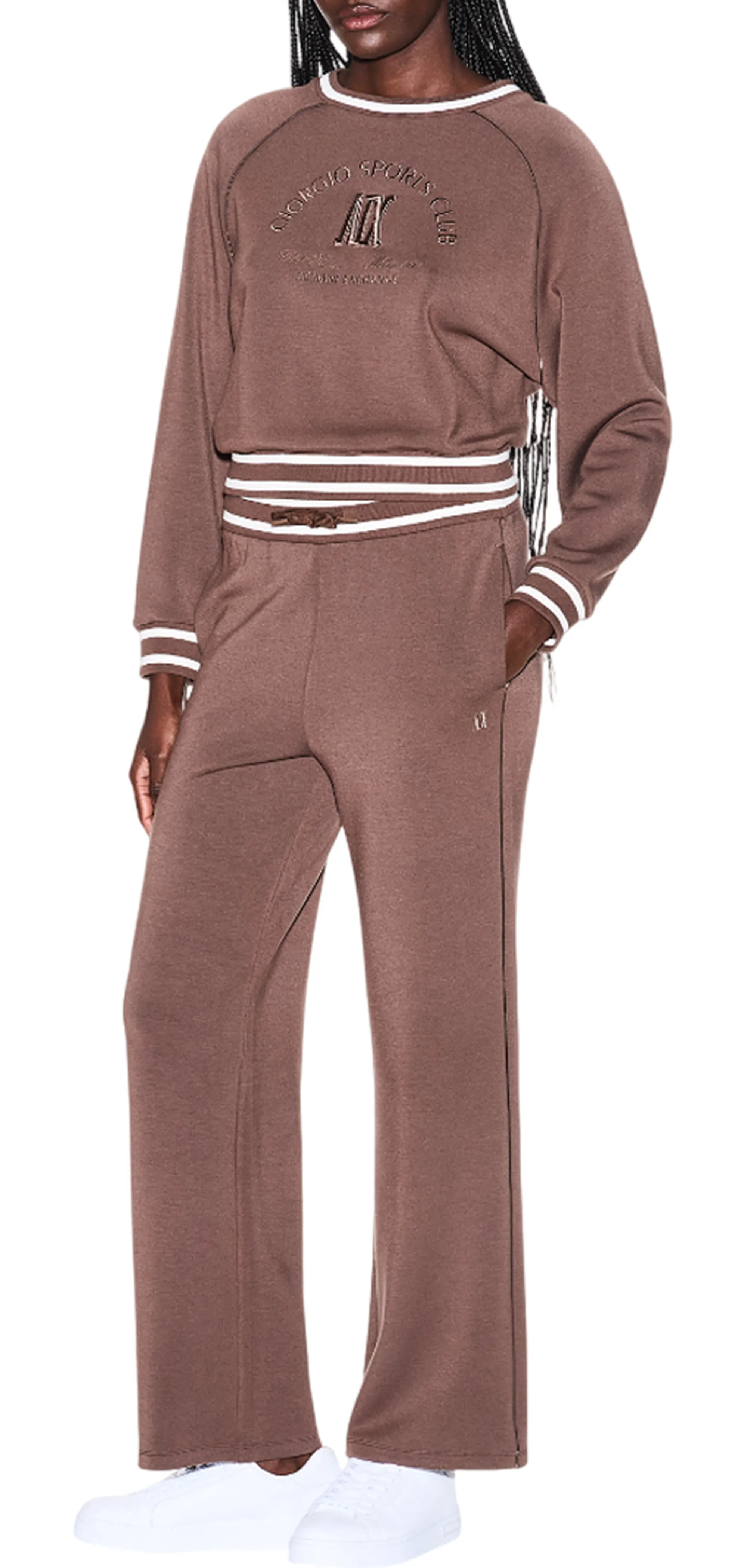 Armani Exchange B'Jogger Trousers In Technical Fabric' Brown Xw002073Af10804 175828