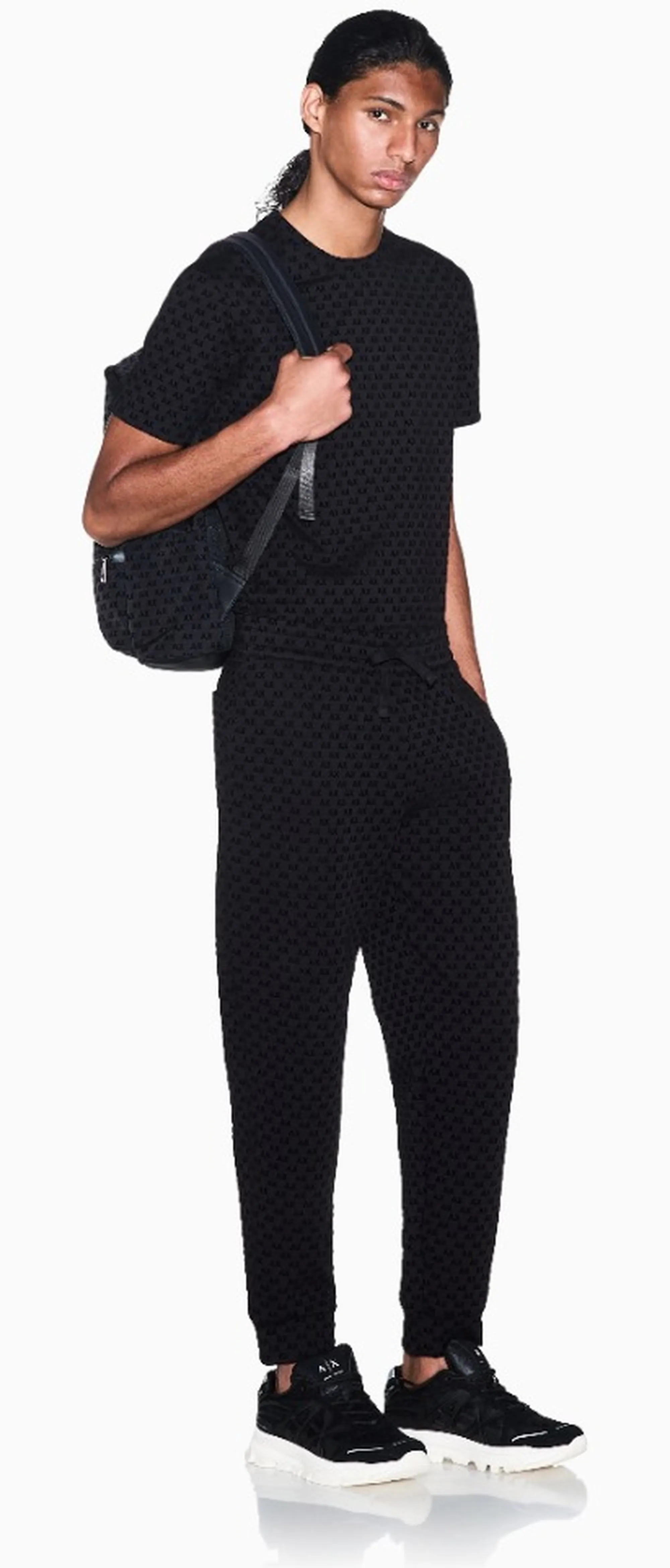 Armani Exchange B'Joggers In Jersey Pants' Black Xm002904Af10818 193245
