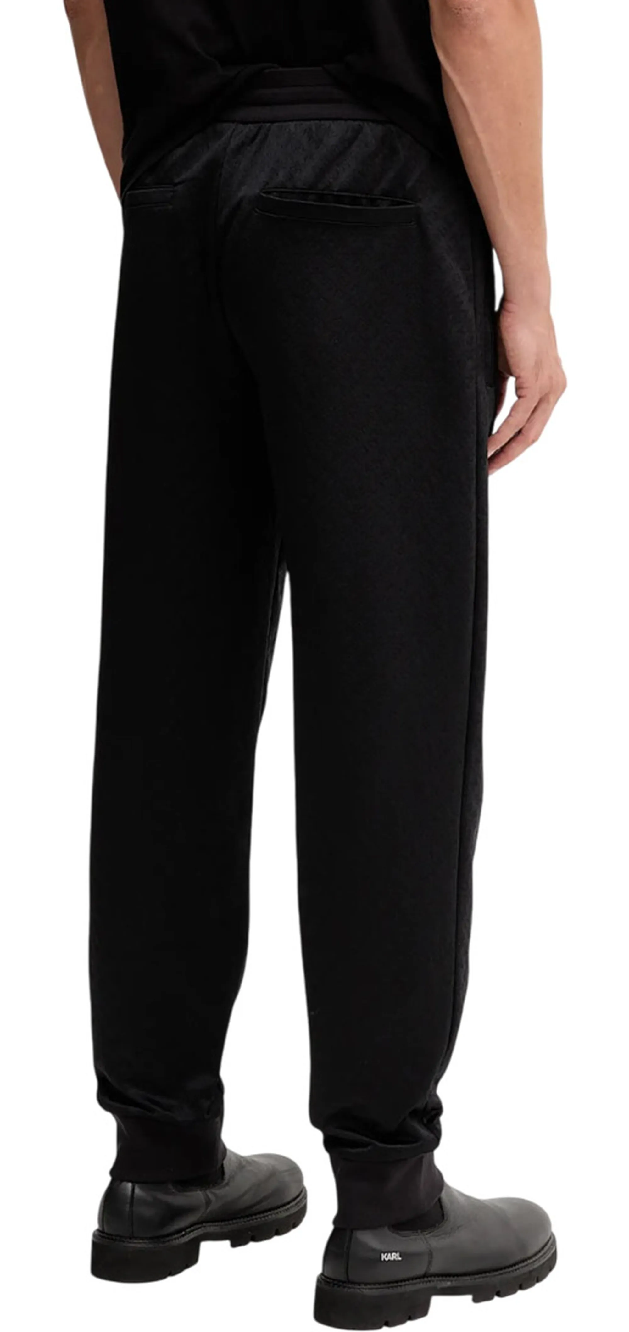 Armani Exchange B'Micro Texture Trousers' Black Xm001356Af16259 161928