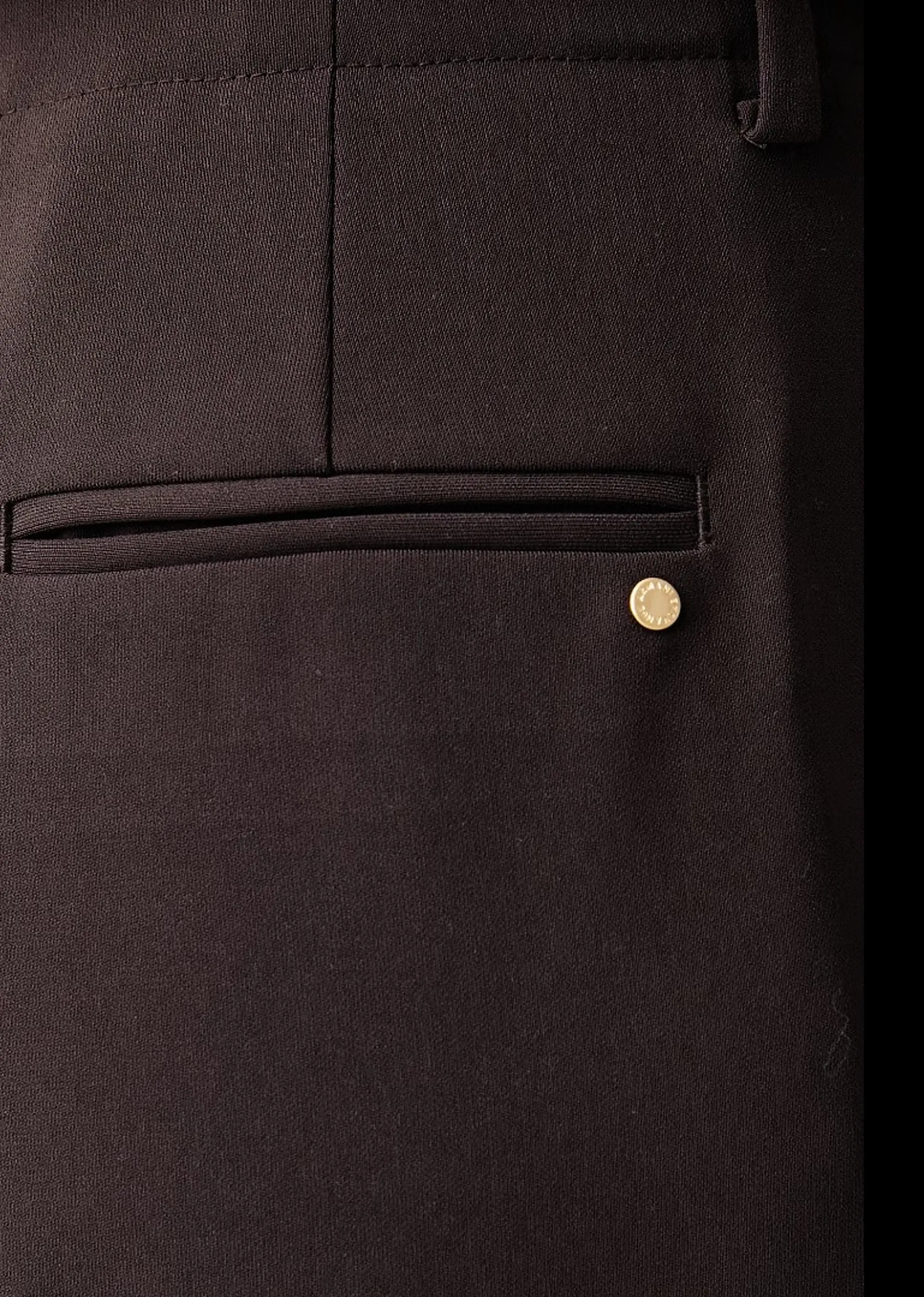Armani Exchange Pantalone Over In Crepe Marrone Scuro Xw002496Af16148 193454