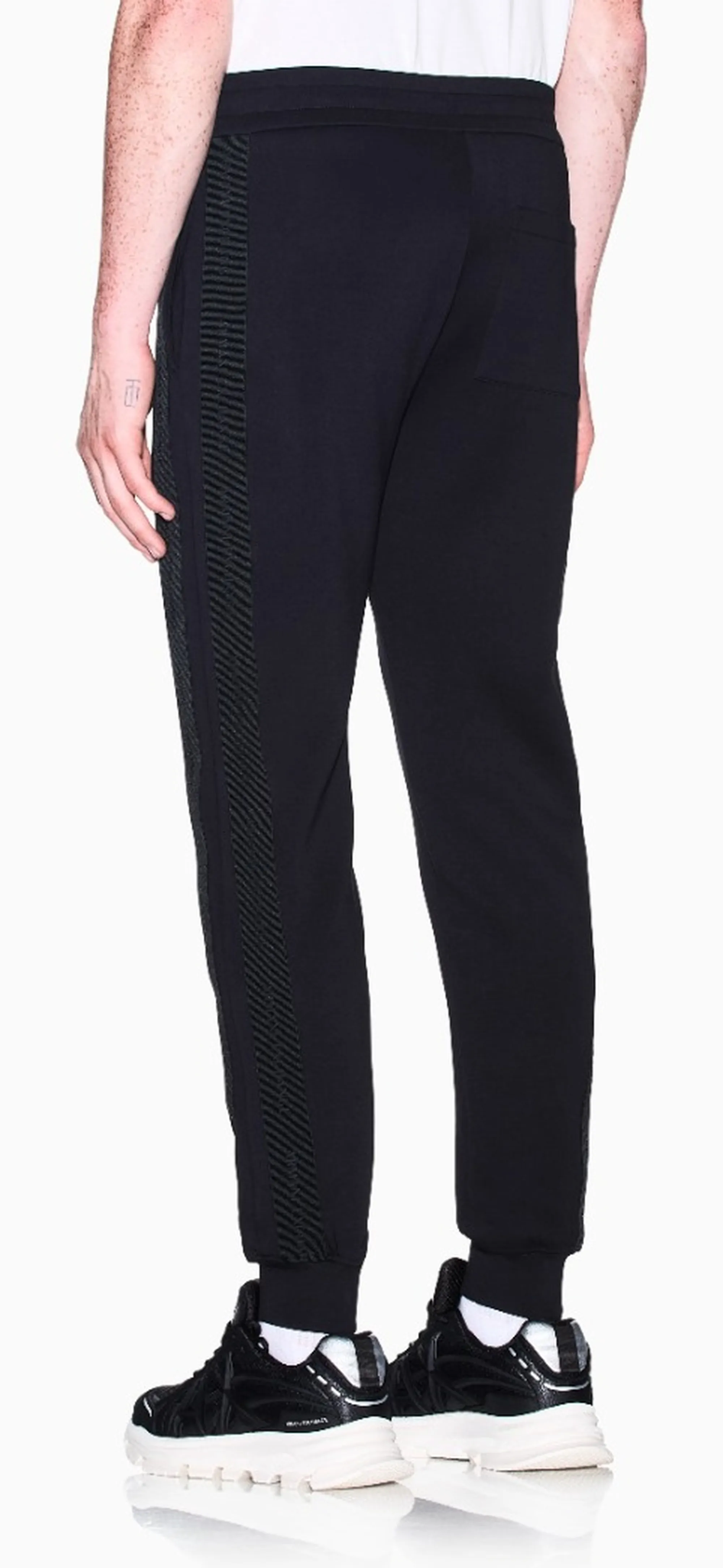 Armani Exchange B'Regular Fit Pants In Jersey' Black Xm003145Af13047 193309