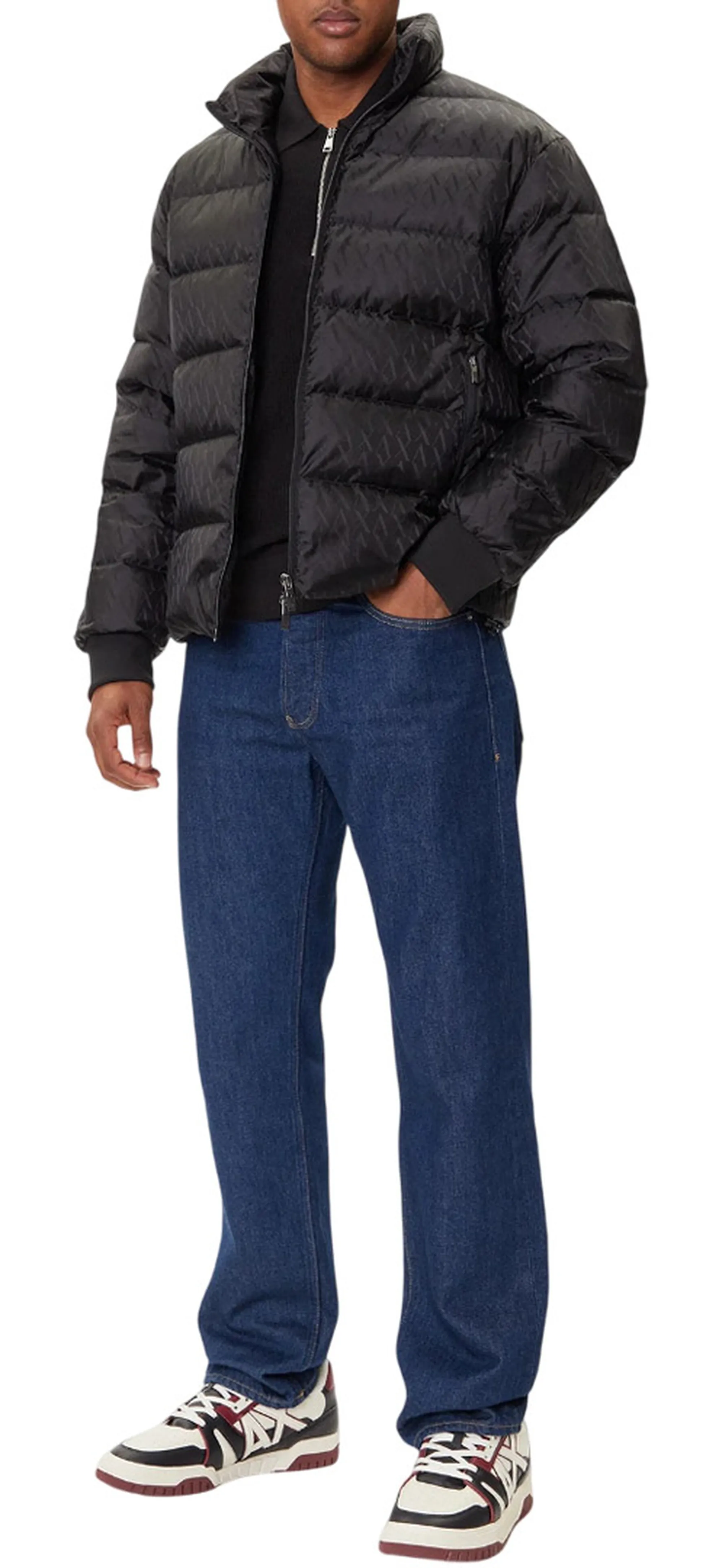 Armani Exchange B'Down Filled Comforter' Black Xm001580Af16628 162485