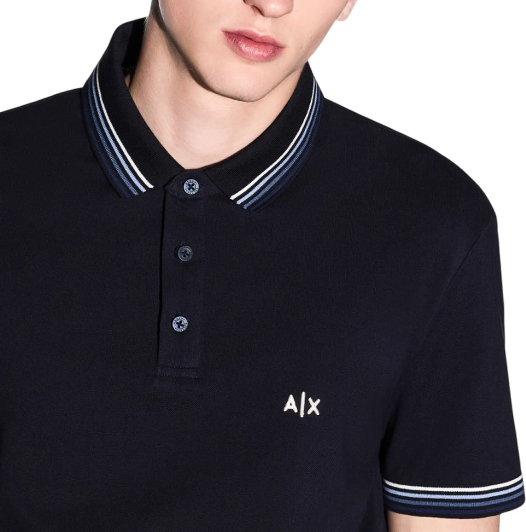 Armani Exchange Polo Blu Xm002326Af13026 181415