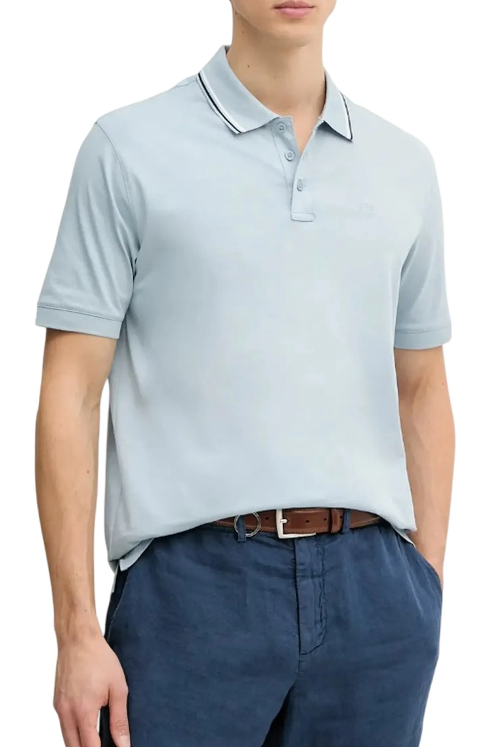 Armani Exchange Polo Celeste Xm000466Af10337 147435