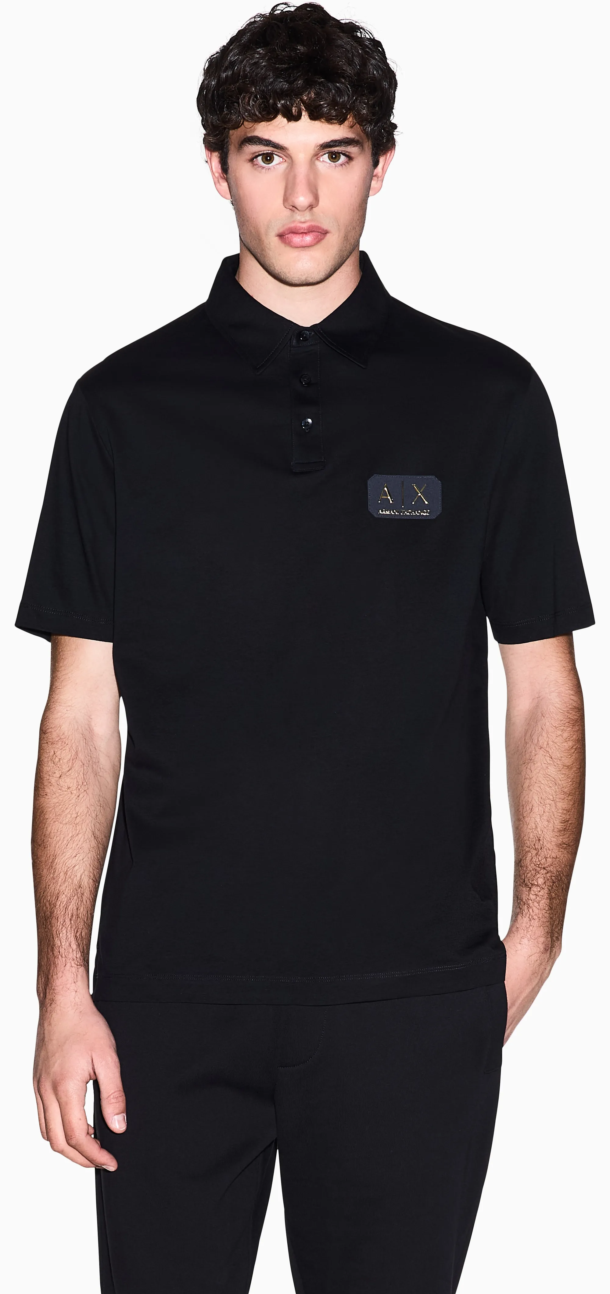 Armani Exchange Polo Nero Xm002232Af10364 175143