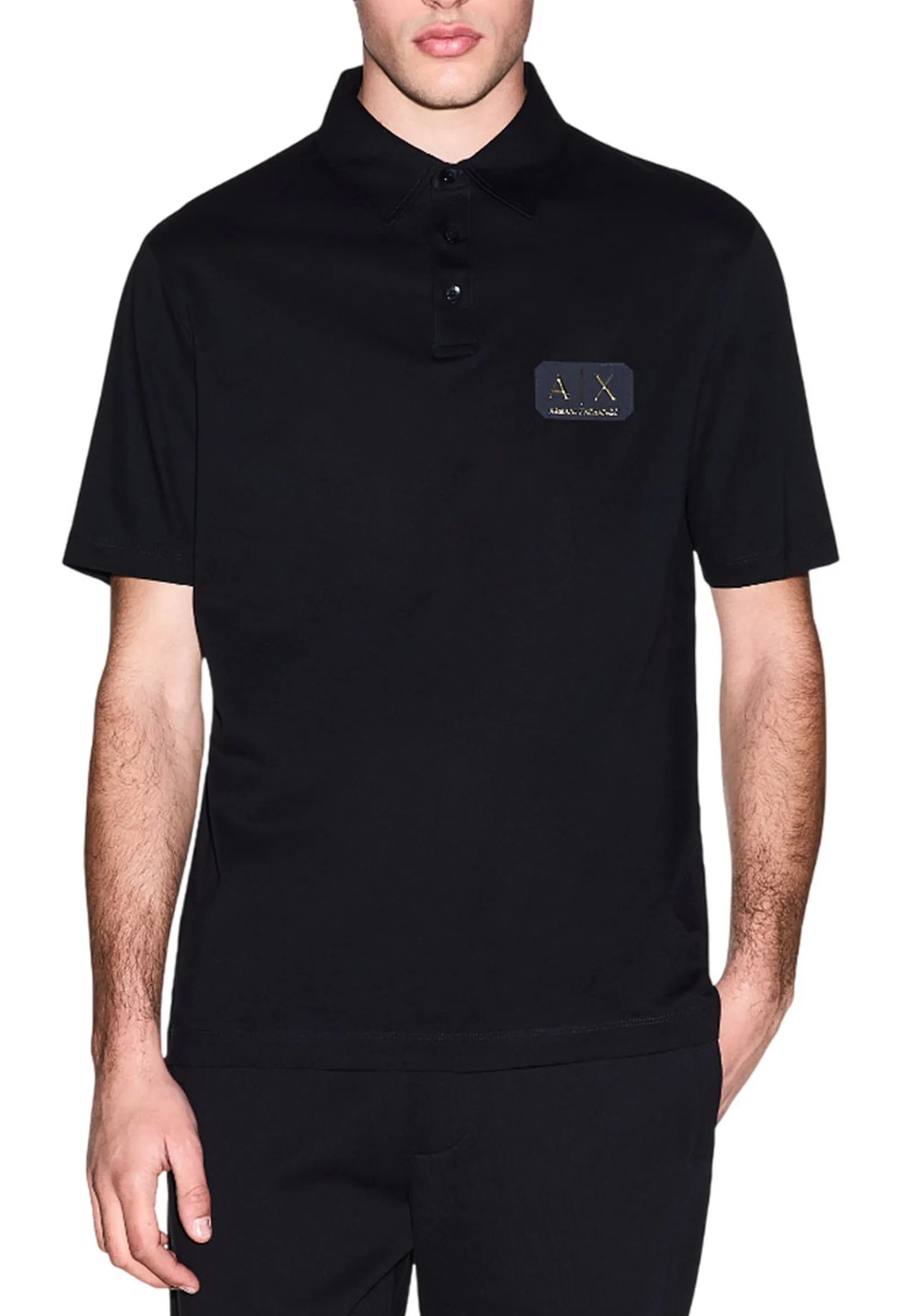 Armani Exchange Polo Nero Xm002232Af10364 180304