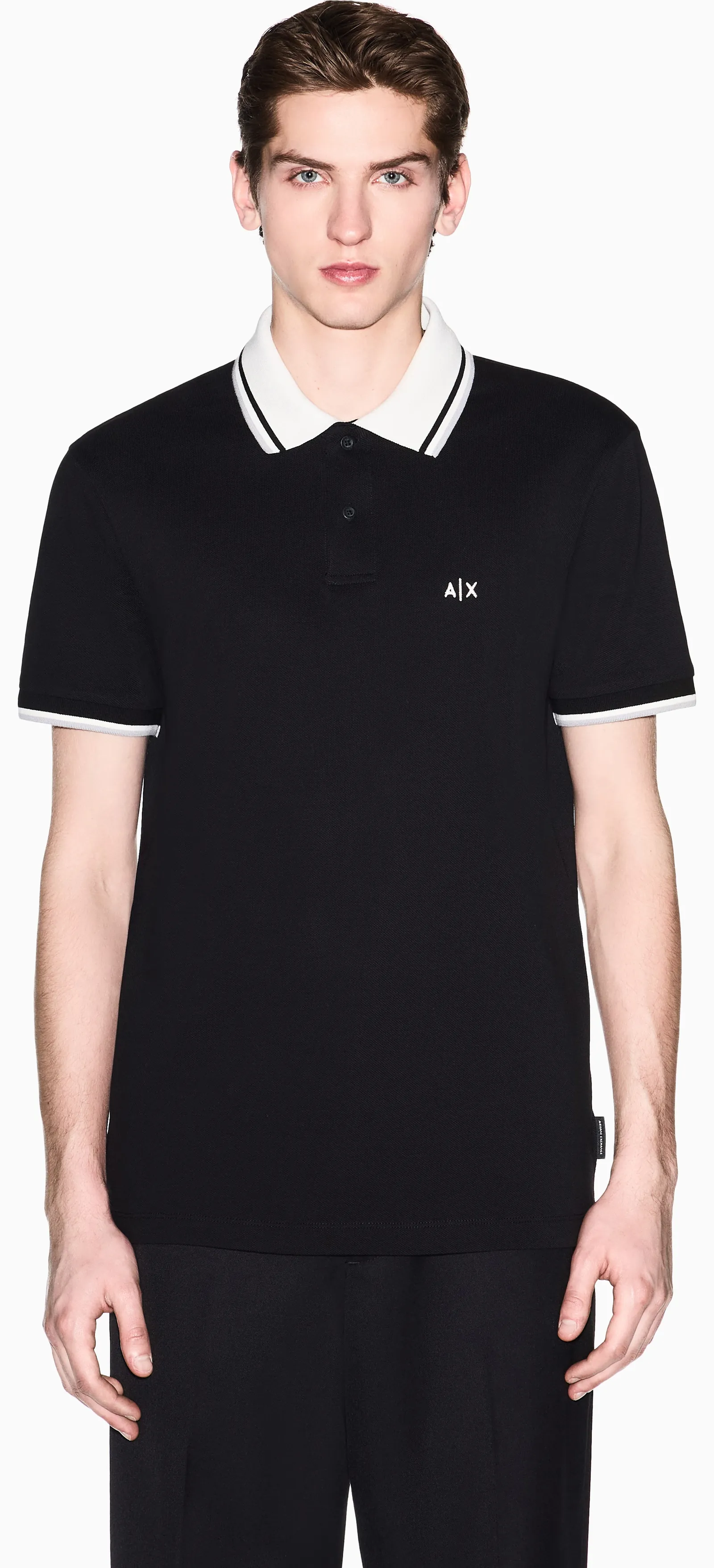 Armani Exchange Polo Nero Xm002350Af10366 174848
