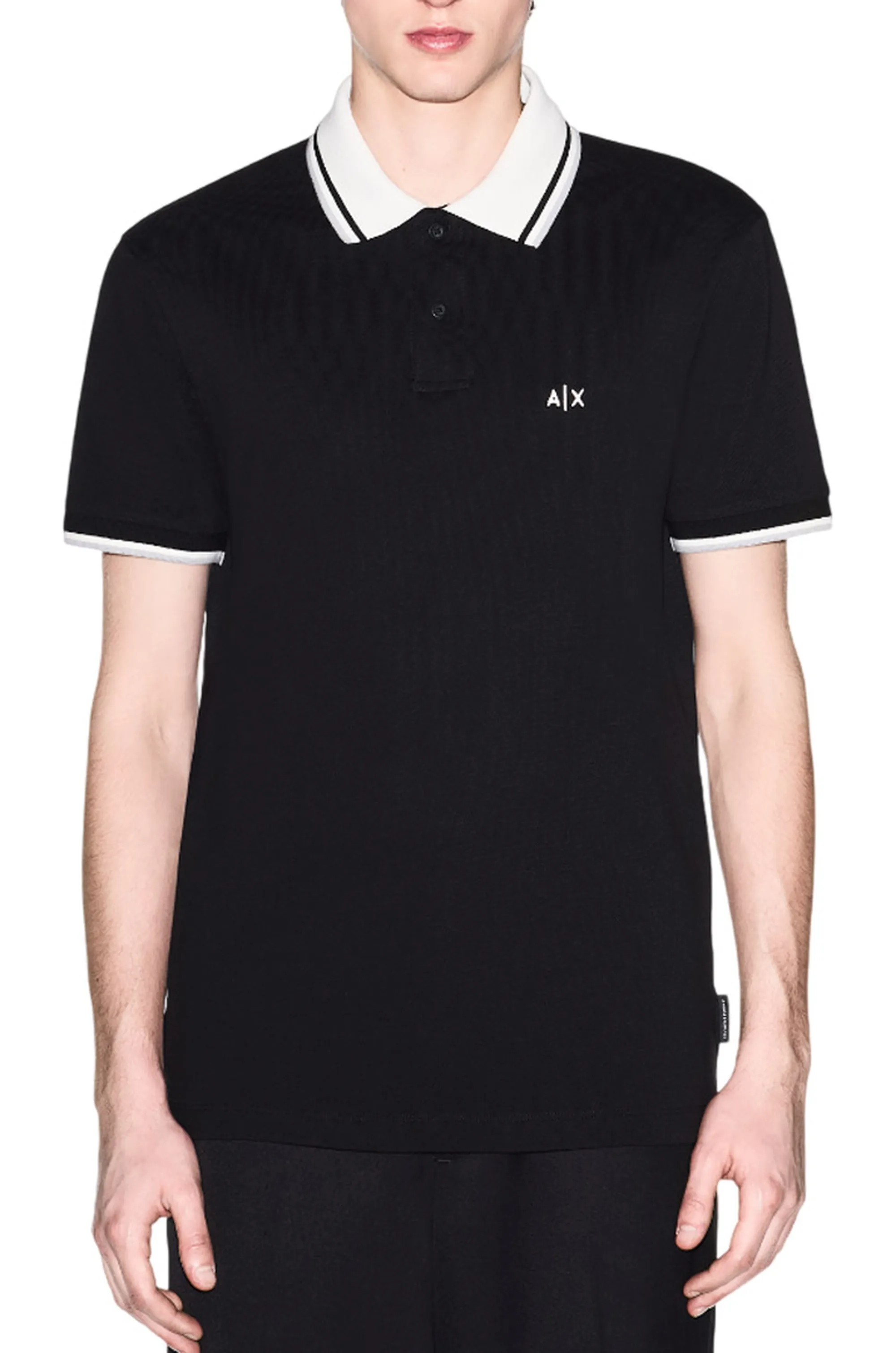Armani Exchange B'Polo Shirt' Black Xm002350Af10366 179887
