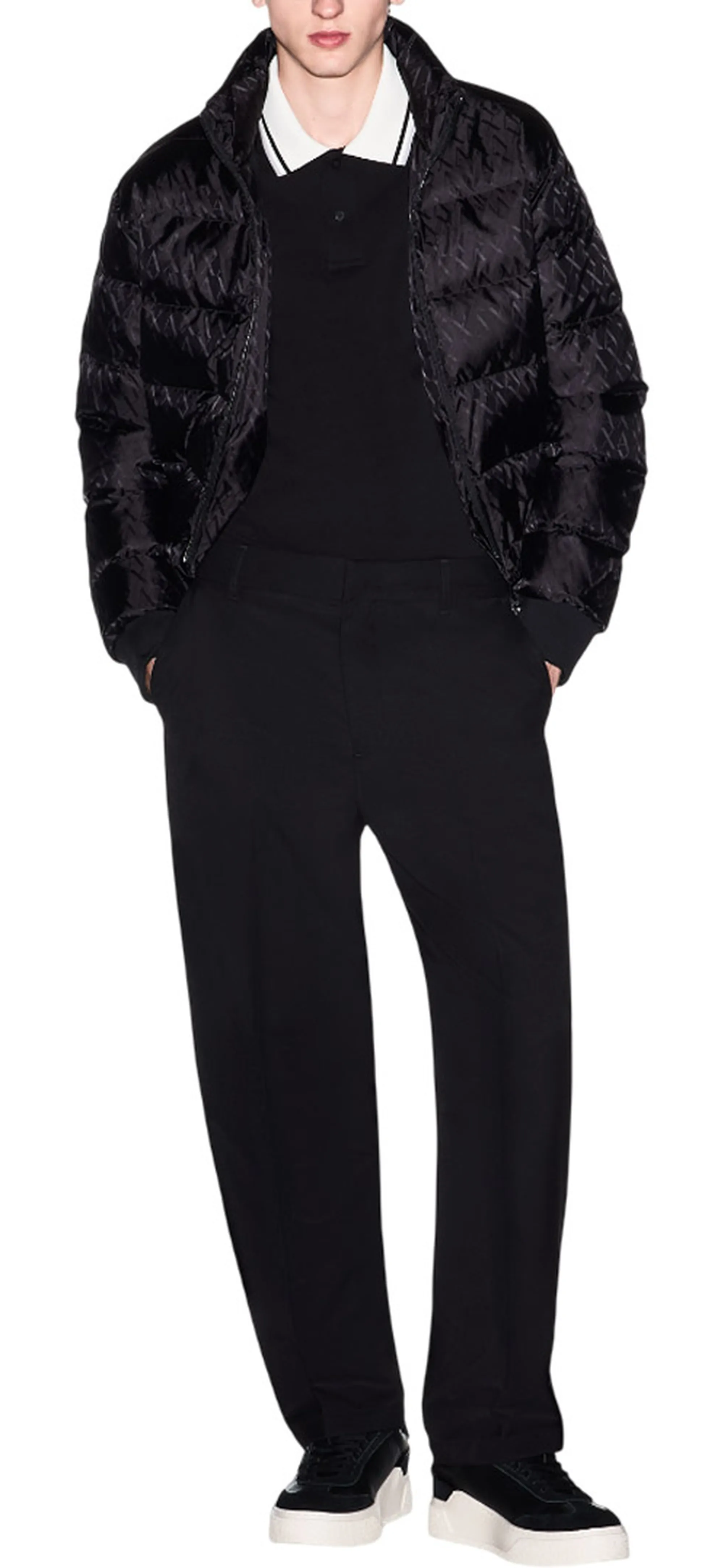 Armani Exchange B'Polo Shirt' Black Xm002350Af10366 179889