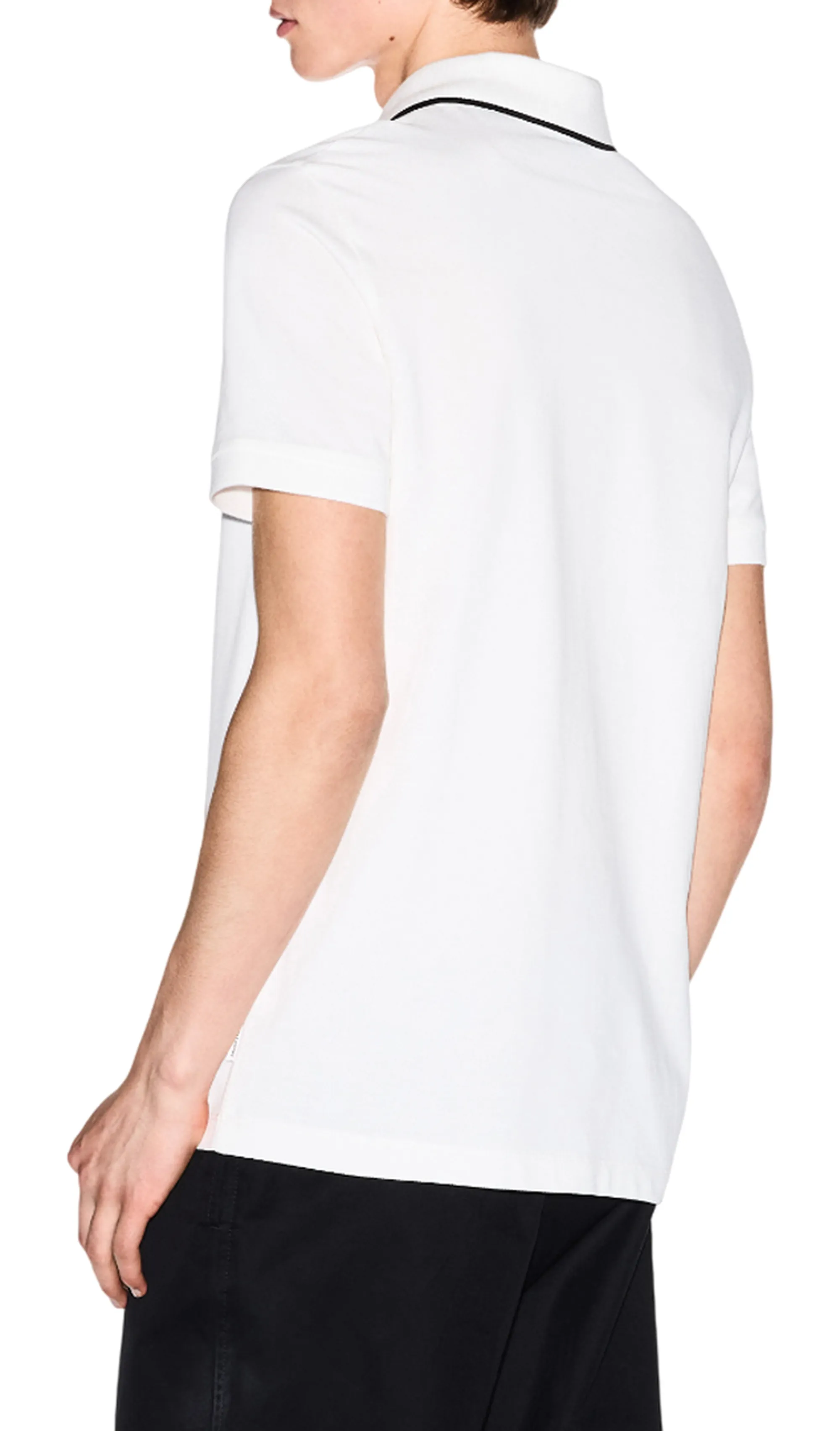Armani Exchange B'Classic Breathable Polo Shirt' White Xm002401Af10366 182165