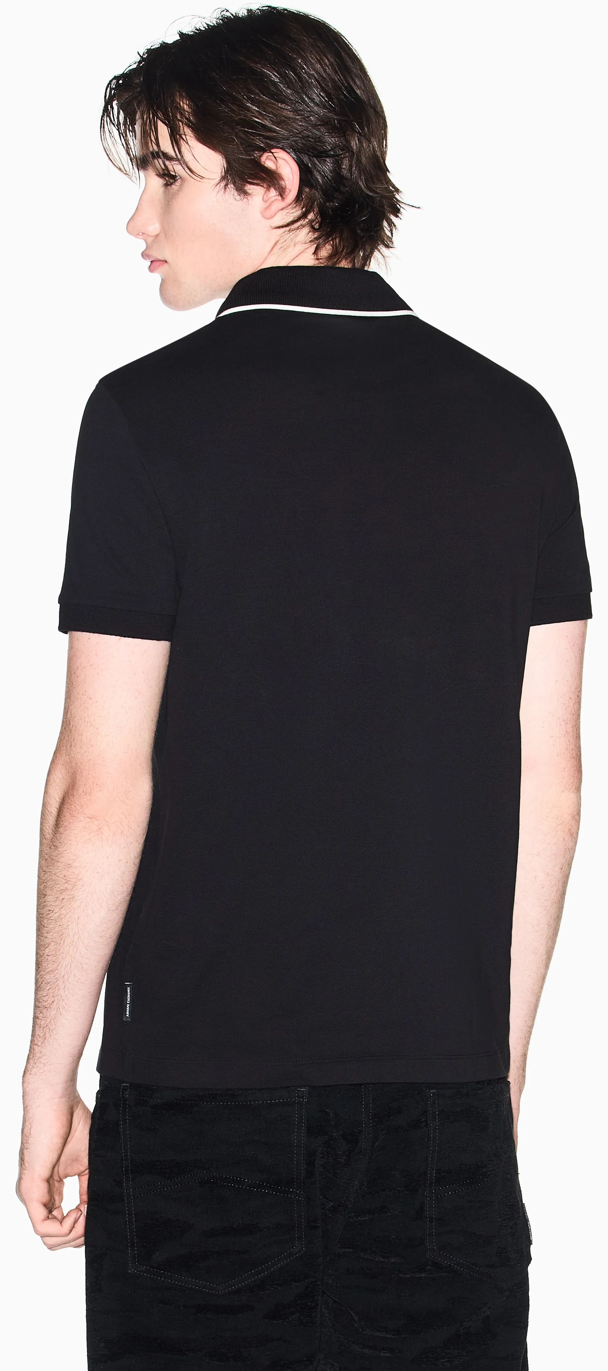 Armani Exchange Polo Classica Traspirante Nero Xm002401Af10366 174947