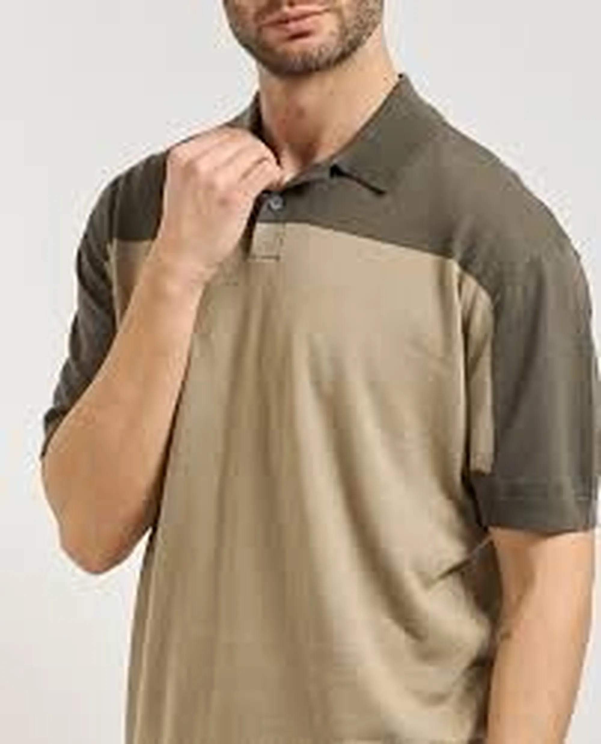 Armani Exchange Polo In Maglia Di Lino E Cotone Biscotto Xm002151Af22062 174806