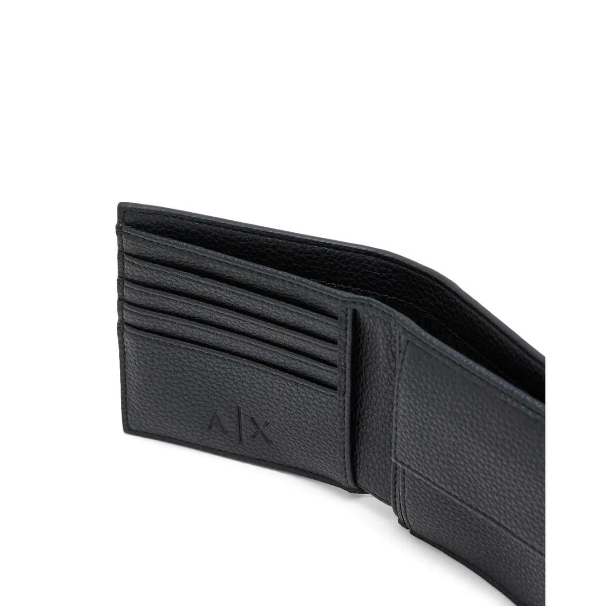 Armani Exchange Portafoglio Bifold Con Scomparti Carte Nero Xm000167Af26651 194715