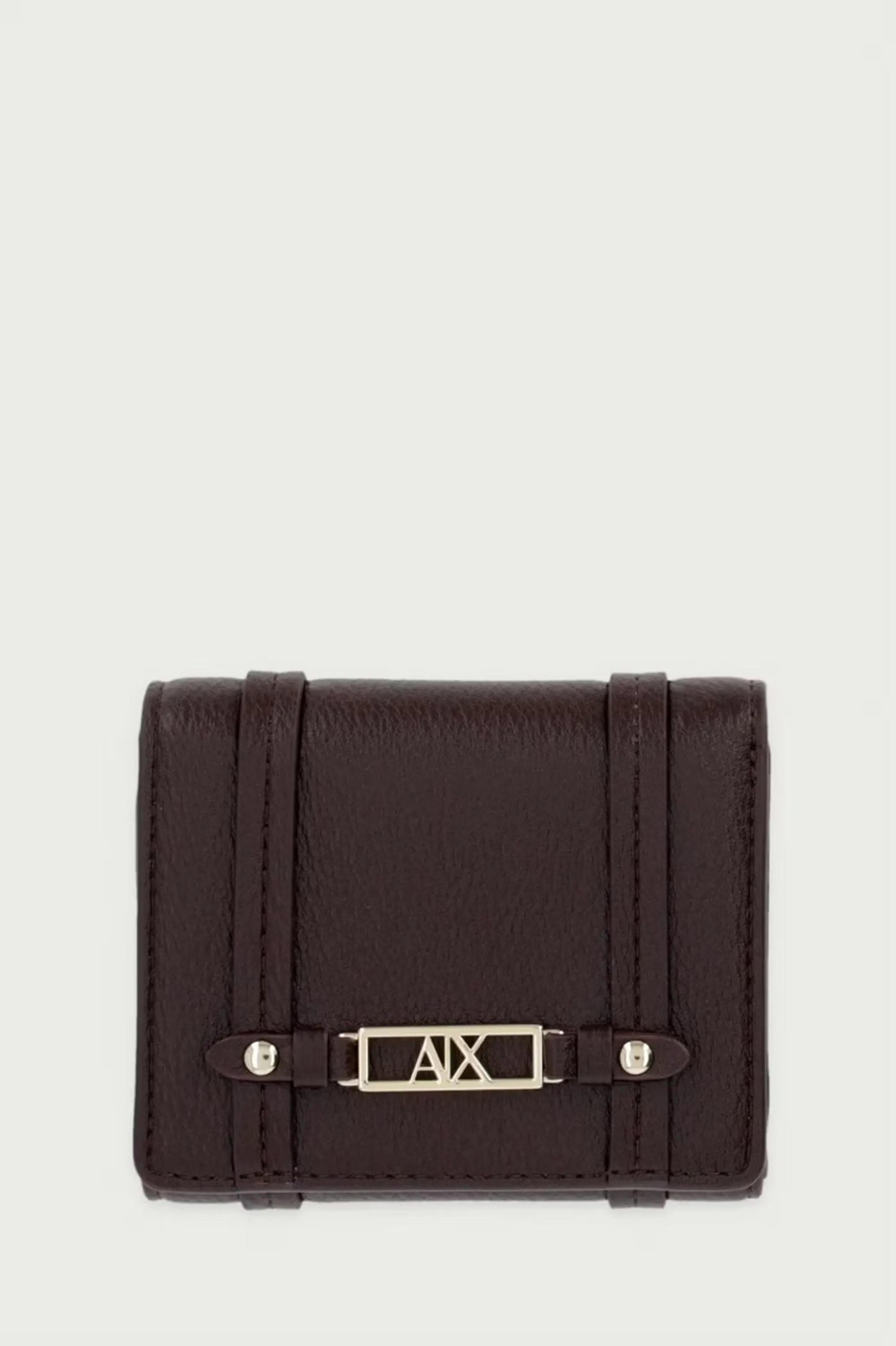 Armani Exchange B'Mini Wallet With Metal Logo' Brown Xw002613Af15632 194205