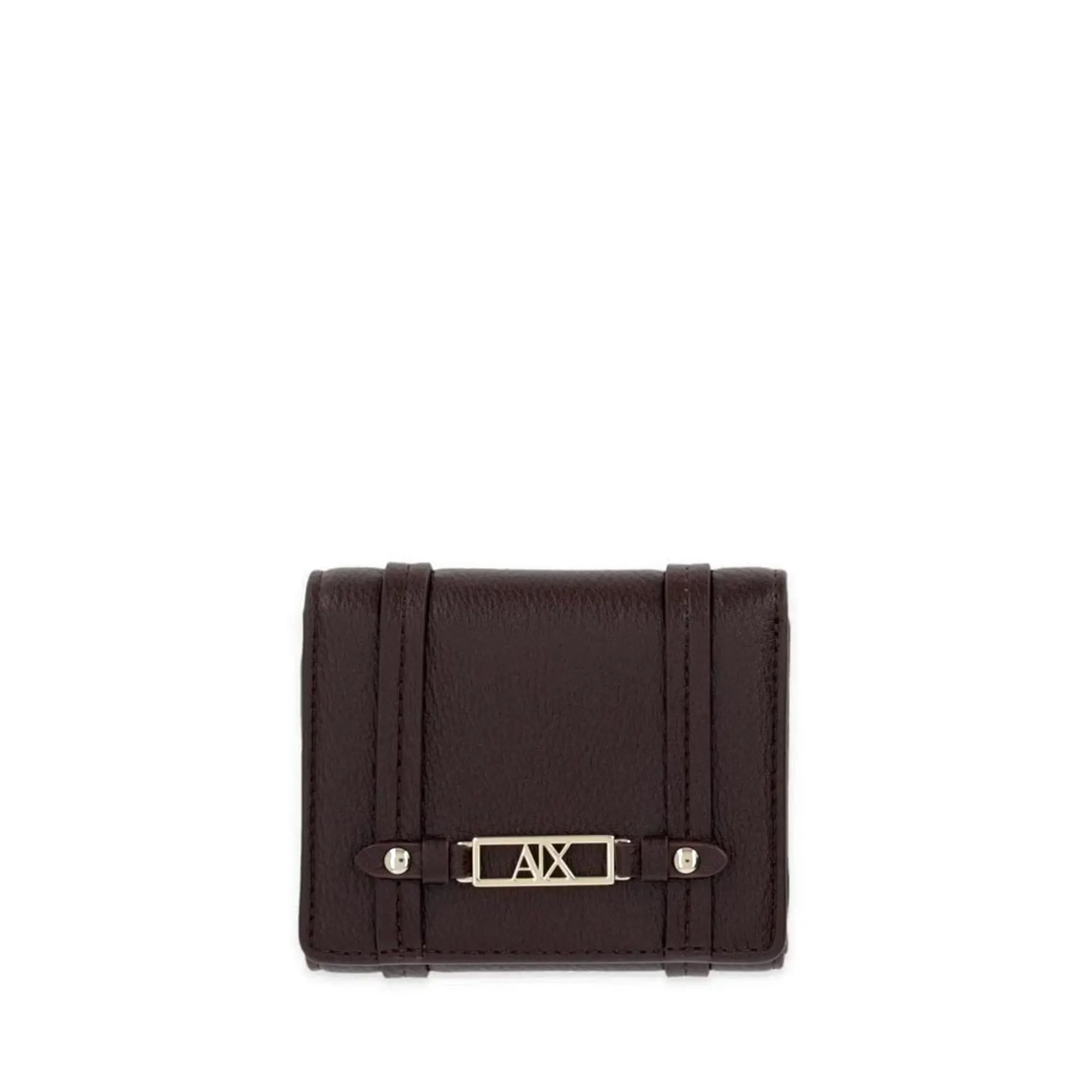 Armani Exchange Portafoglio Mini Con Logo In Metallo Marrone Xw002613Af15632 194612