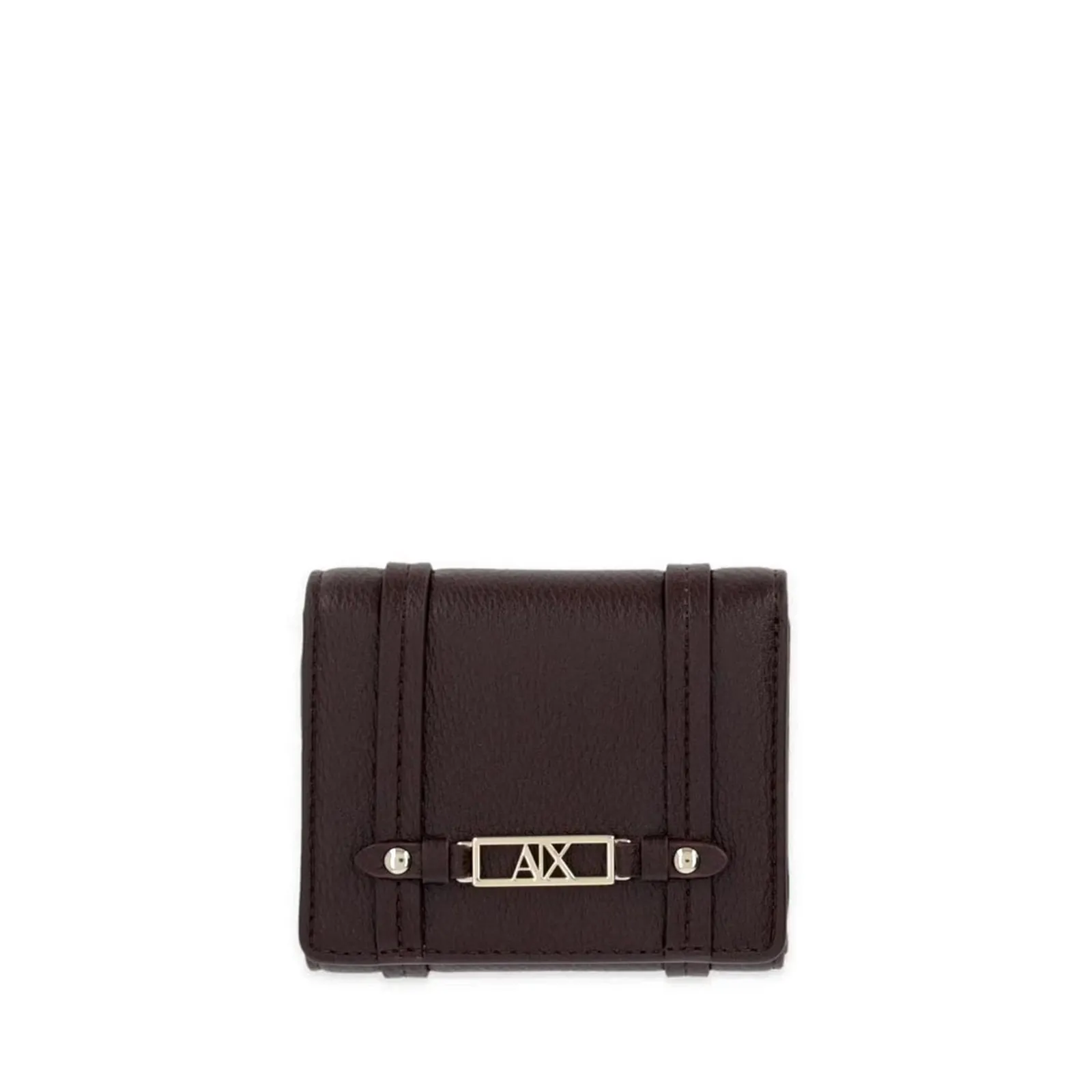 Armani Exchange Portafoglio Mini Con Logo In Metallo Marrone Xw002613Af15632 194612