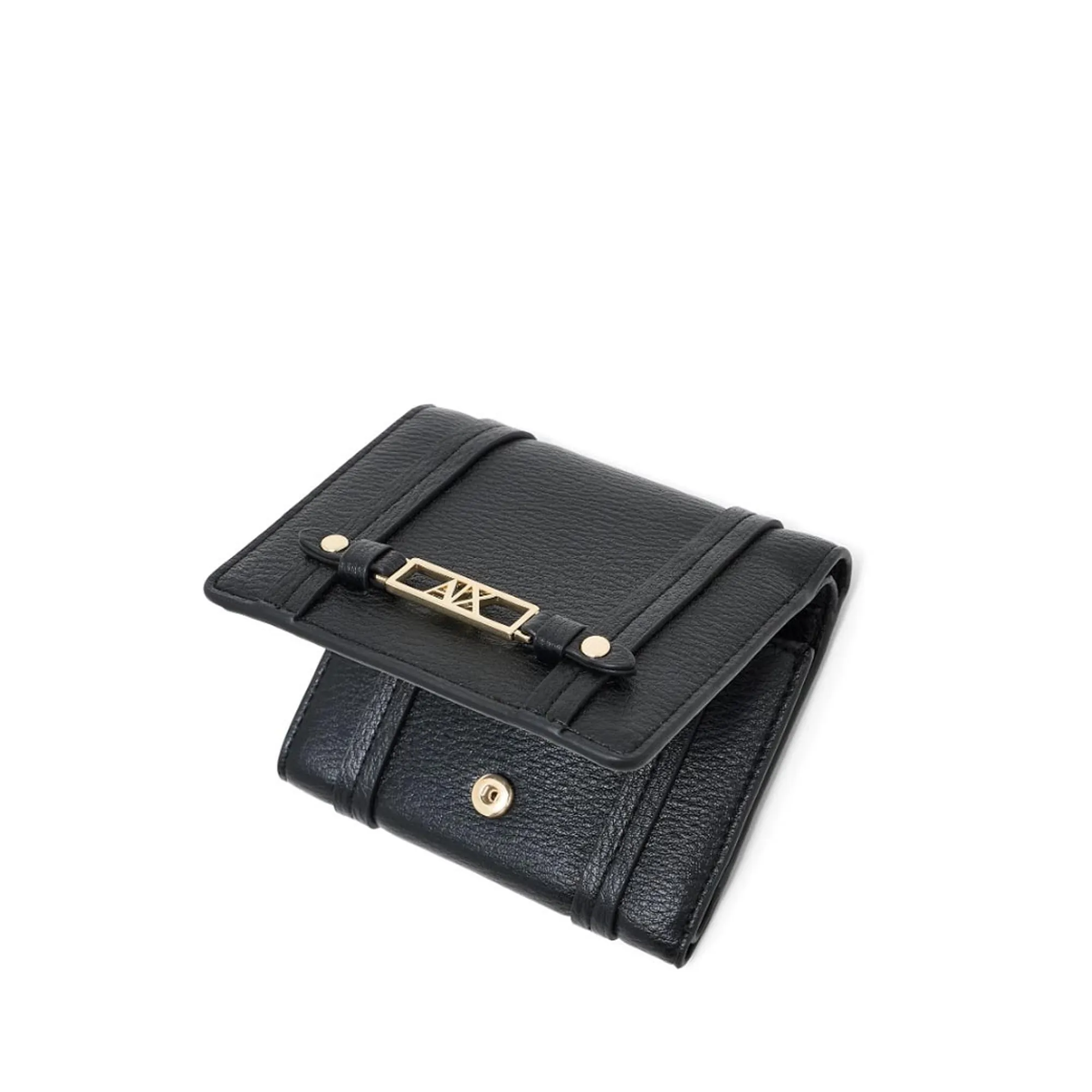 Armani Exchange Portafoglio Mini Con Logo In Metallo Nero Xw002613Af15632 194611