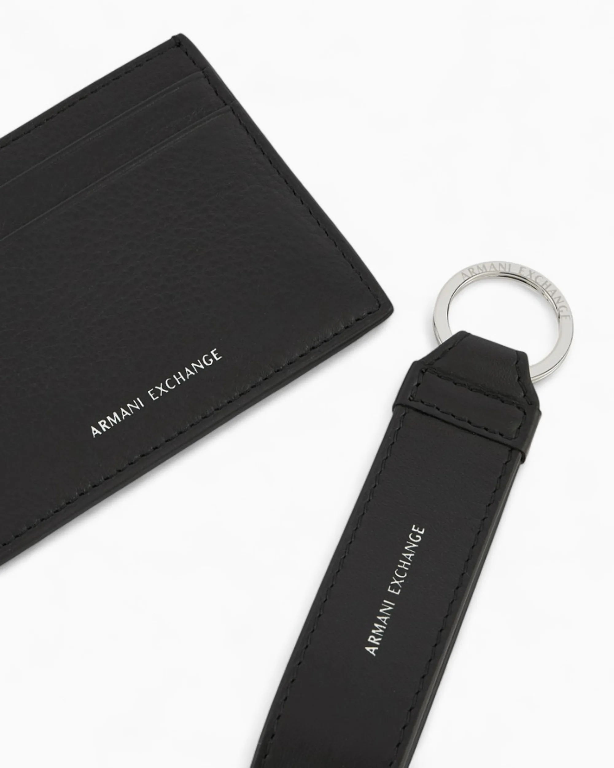 Armani Exchange B'Card Holder And Key Ring Set' Black Xm002217Af22541 194071
