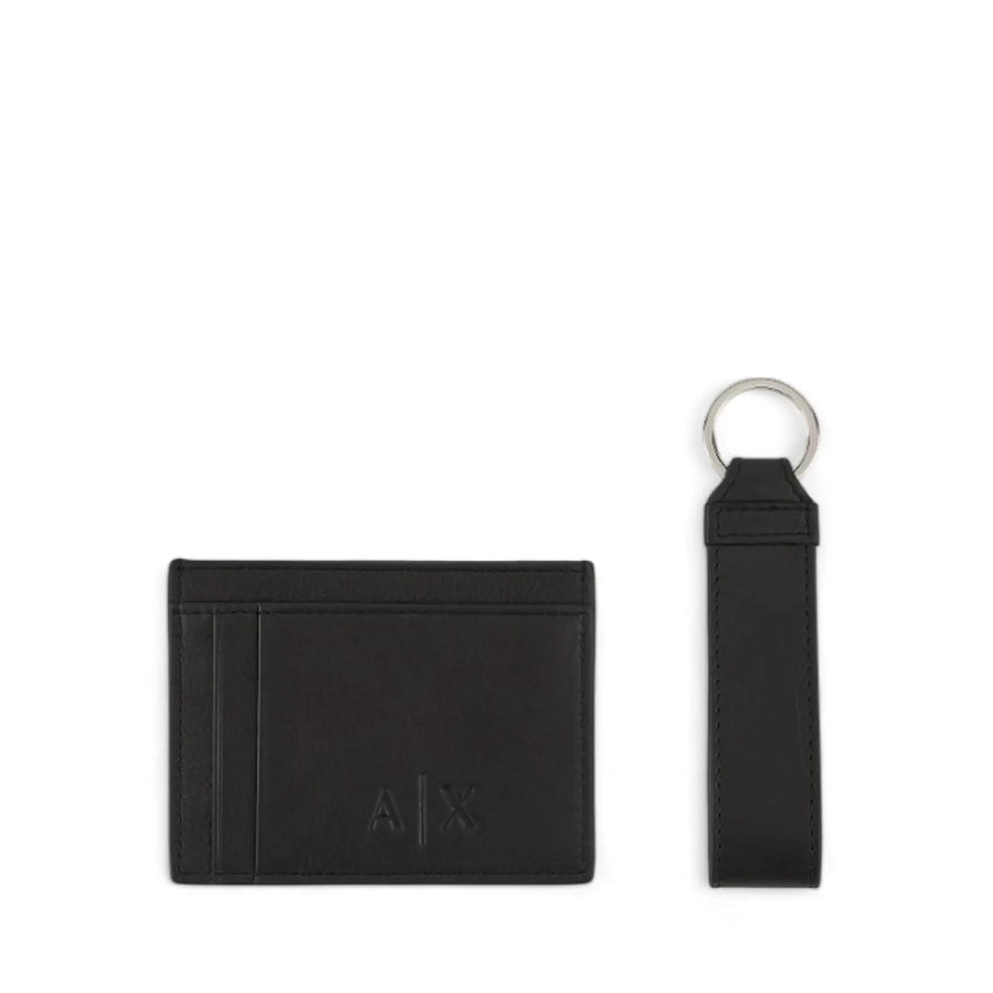Armani Exchange Set Portacarte E Portachiavi Nero Xm002217Af22541 194706