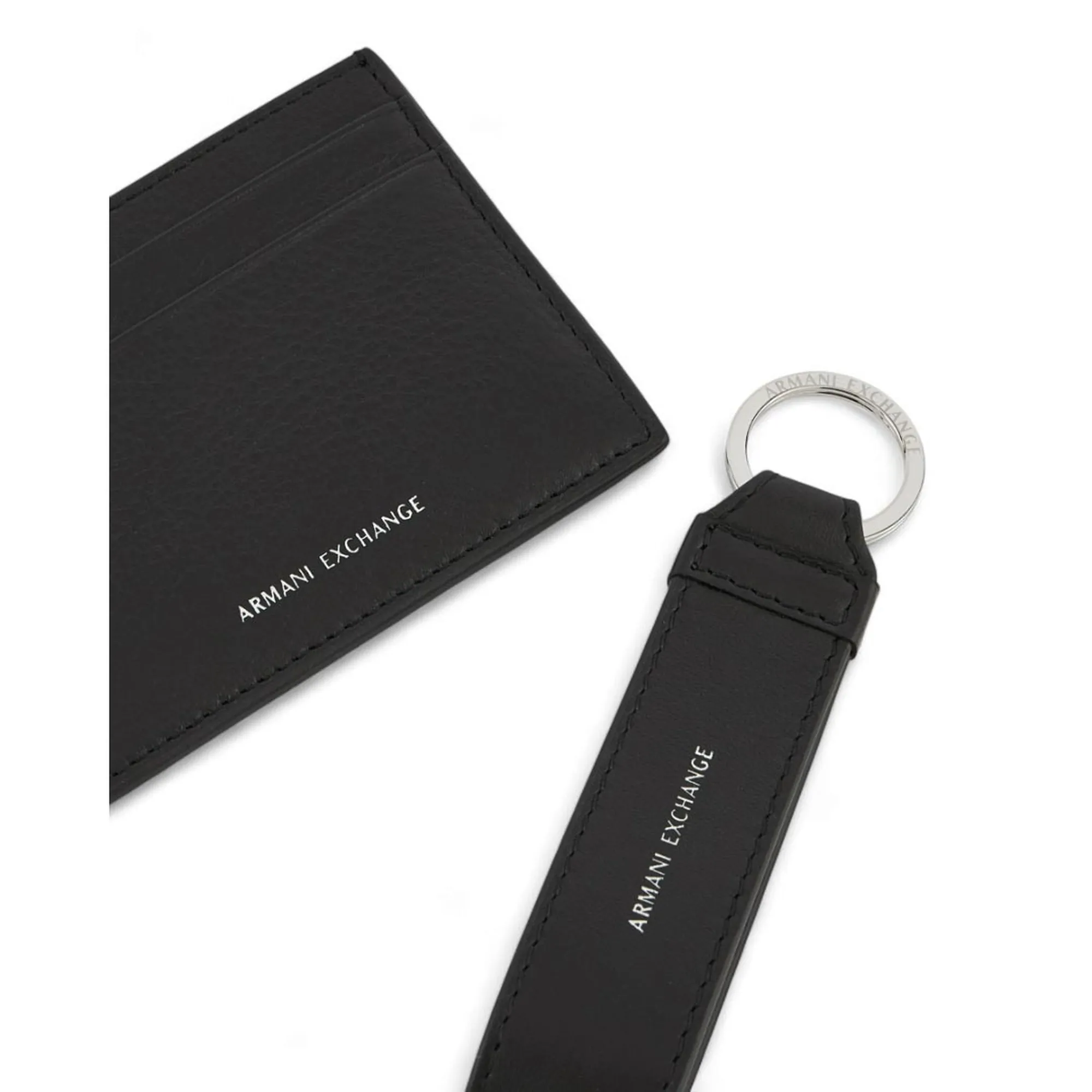 Armani Exchange Set Portacarte E Portachiavi Nero Xm002217Af22541 194708
