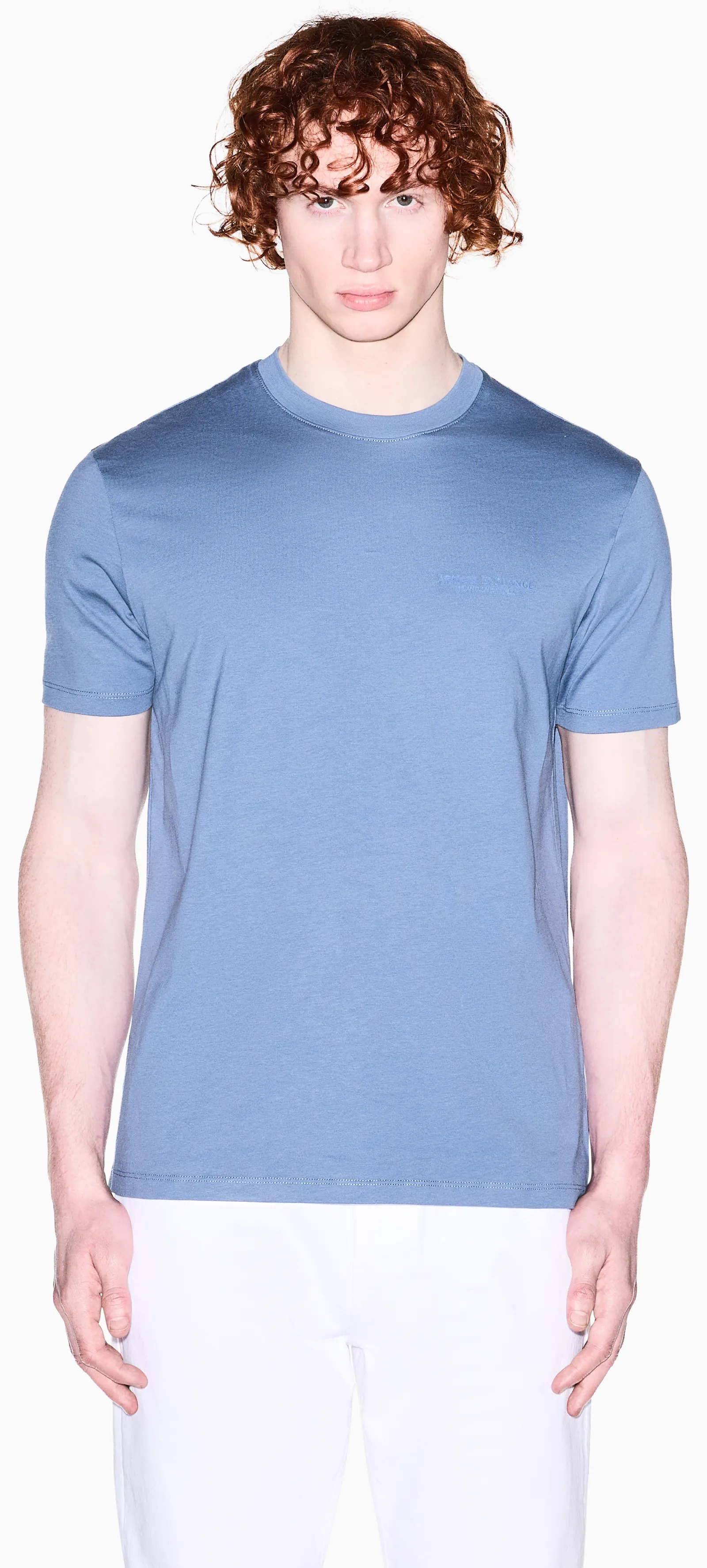 Armani Exchange T-Shirt Azzurro Xm001281Af10361 174725