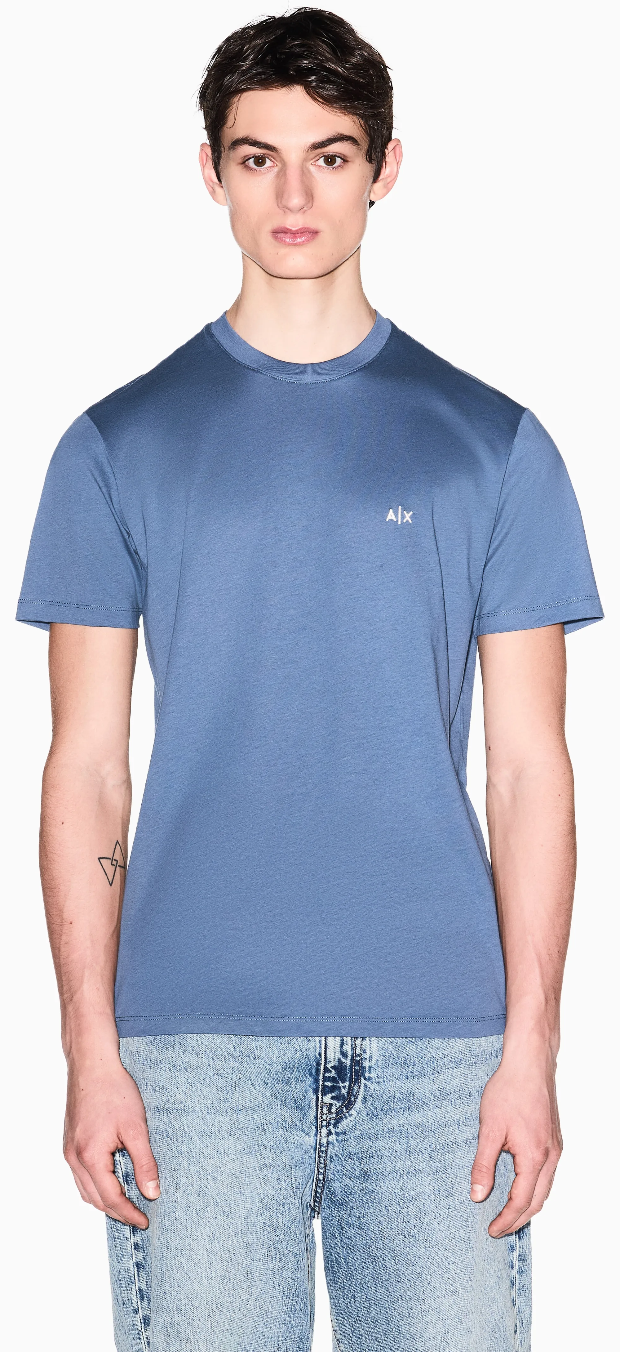 Armani Exchange T-Shirt Azzurro Xm001568Af10358 174737