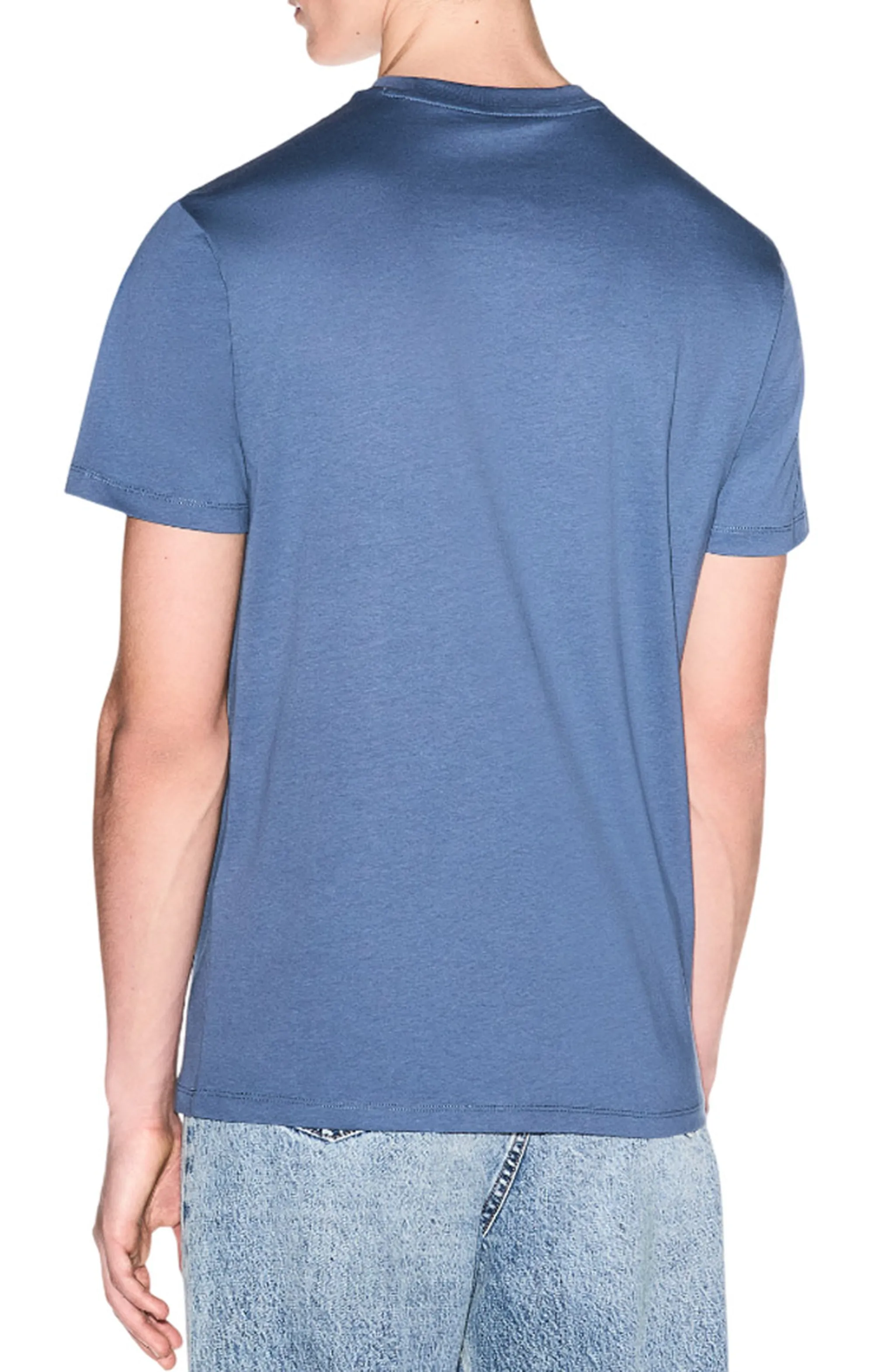 Armani Exchange B'T-Shirt' Light Blue Xm001568Af10358 178473